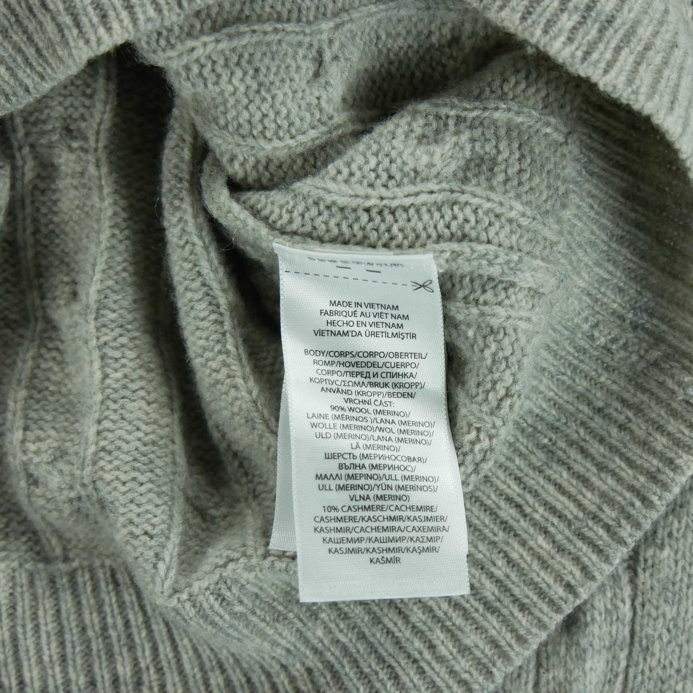 Pull Femme  en maille torsadée Beige 7