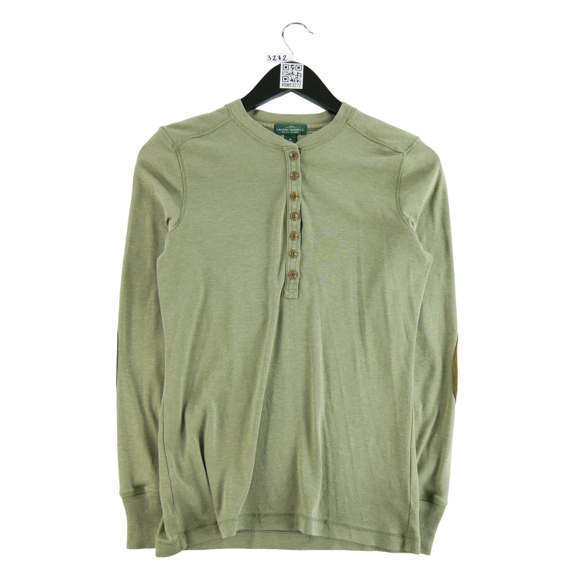 T-shirt manches longues Femme  Kaki 1