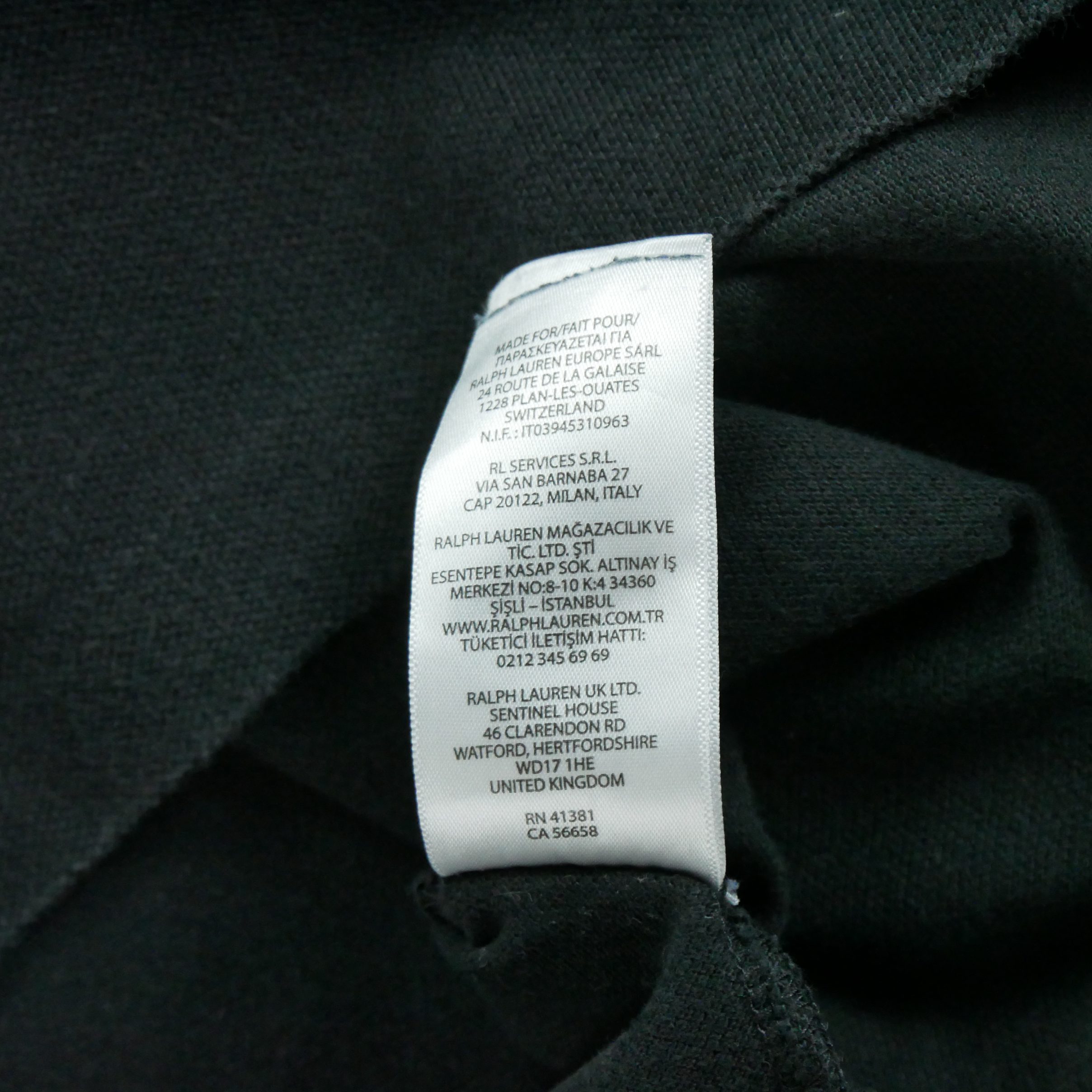 Polo manches courtes Homme  Noir 6