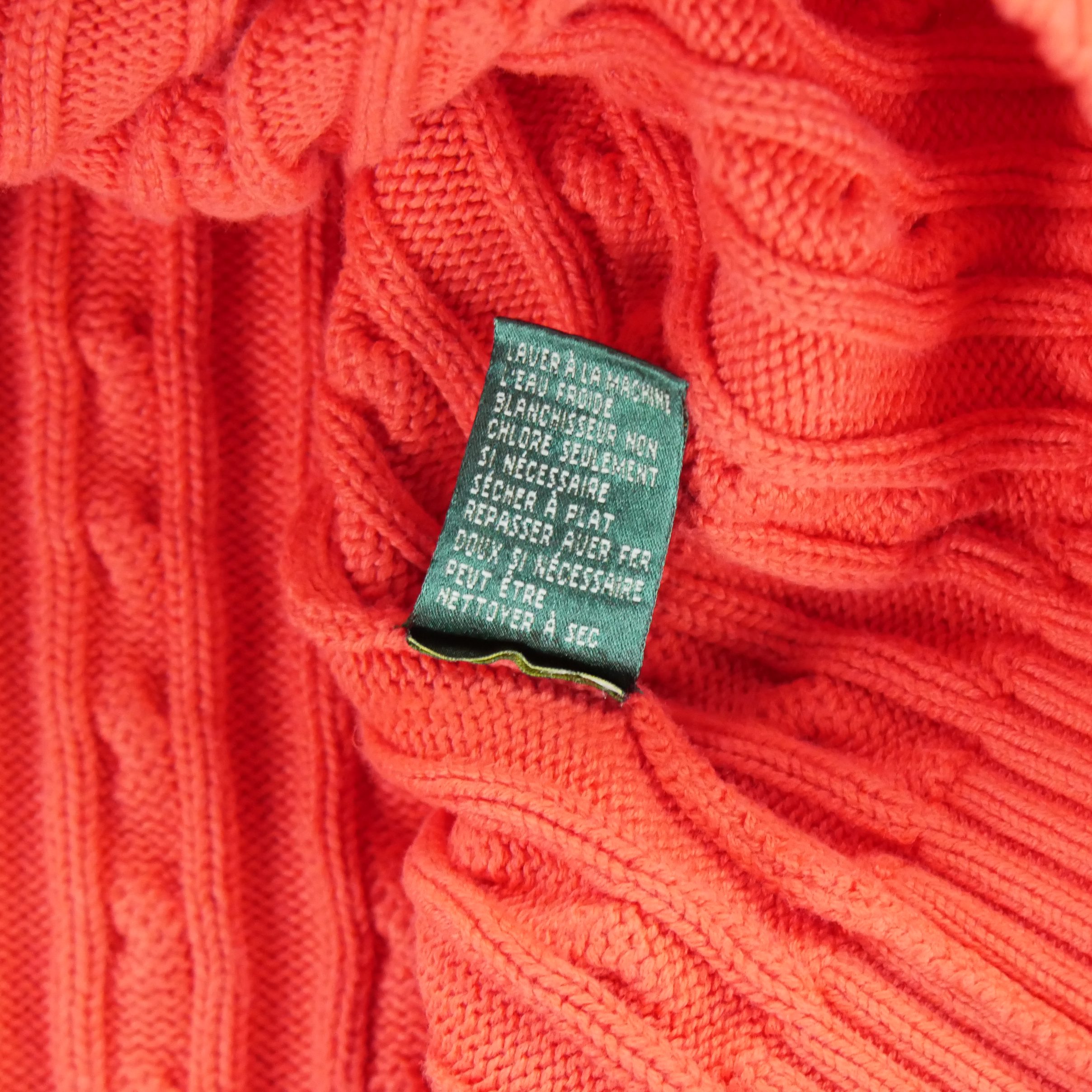 Pull Femme torsadé  Rouge 5