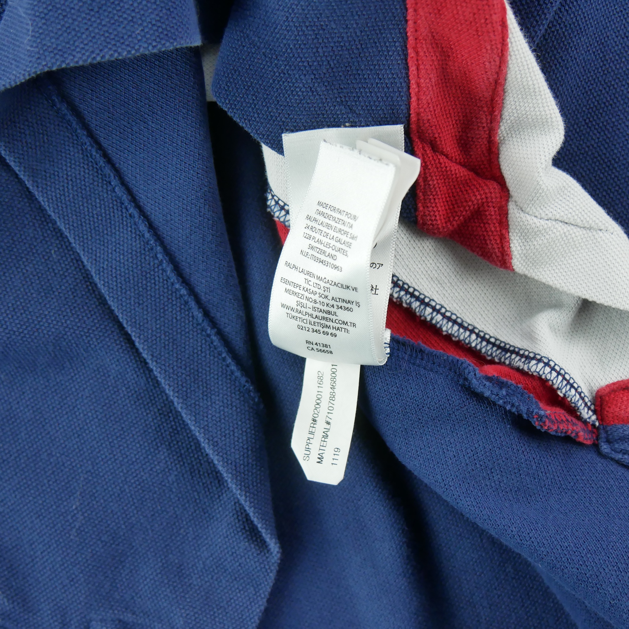 Polo manches courtes Homme  Marine 8