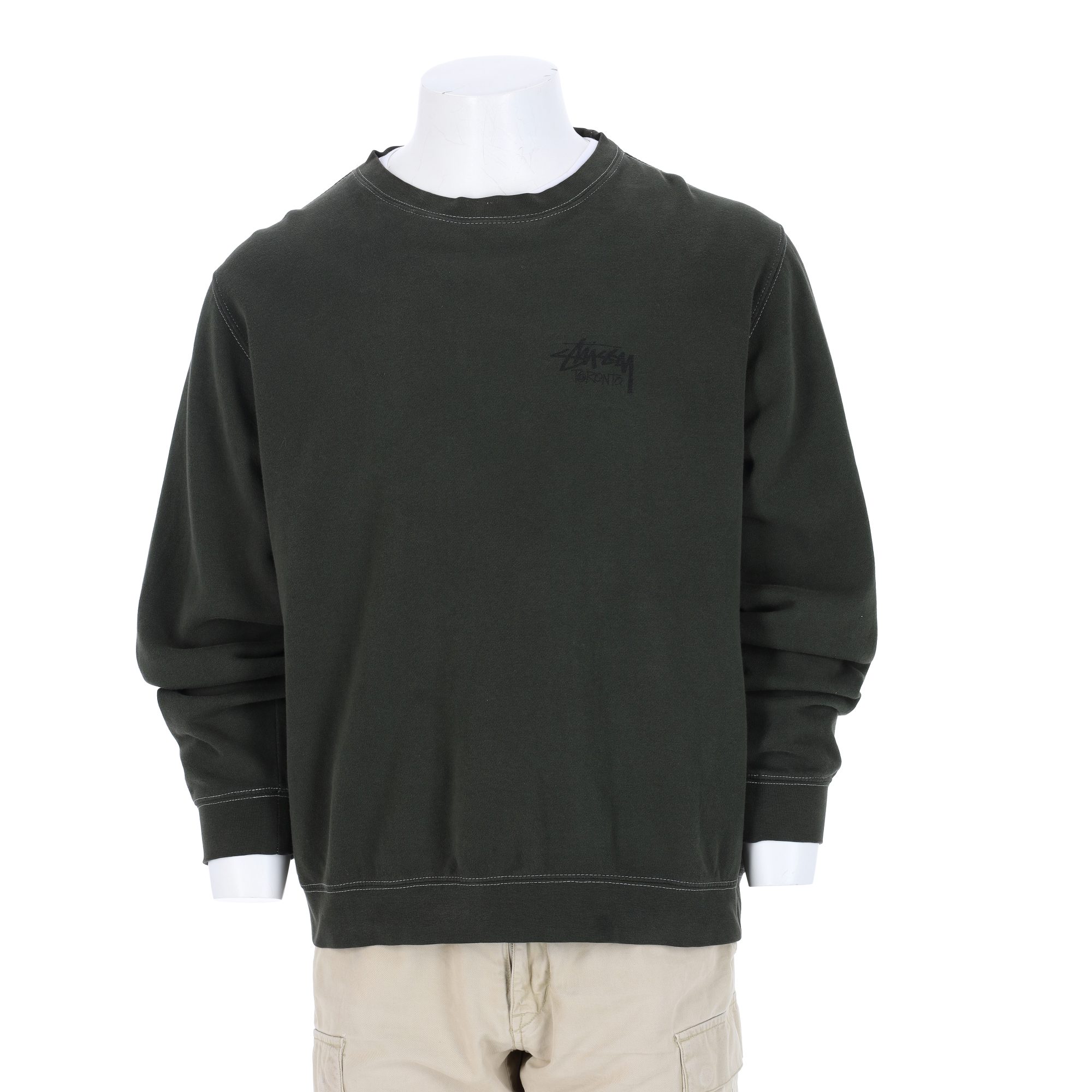 Sweat Homme  Kaki 1