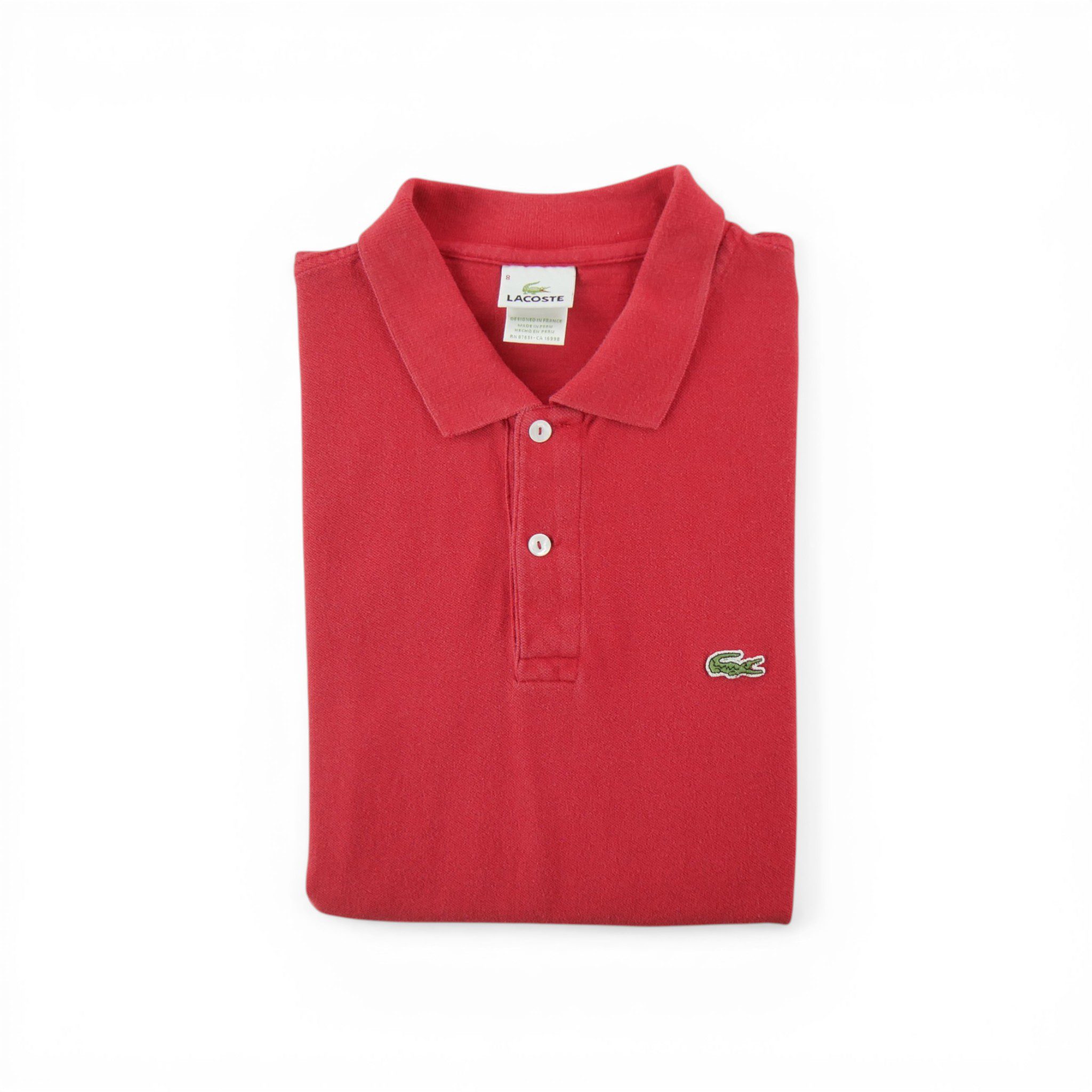 Polo manches courtes Homme  Rouge 1