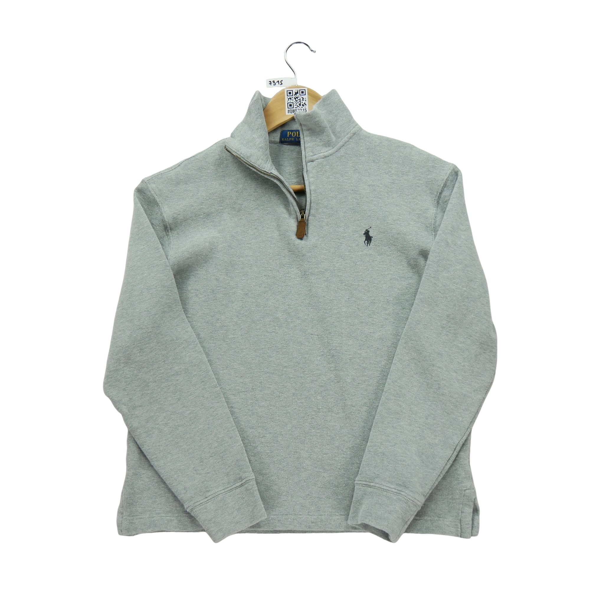 Pull Homme  demi-zippé Gris 1