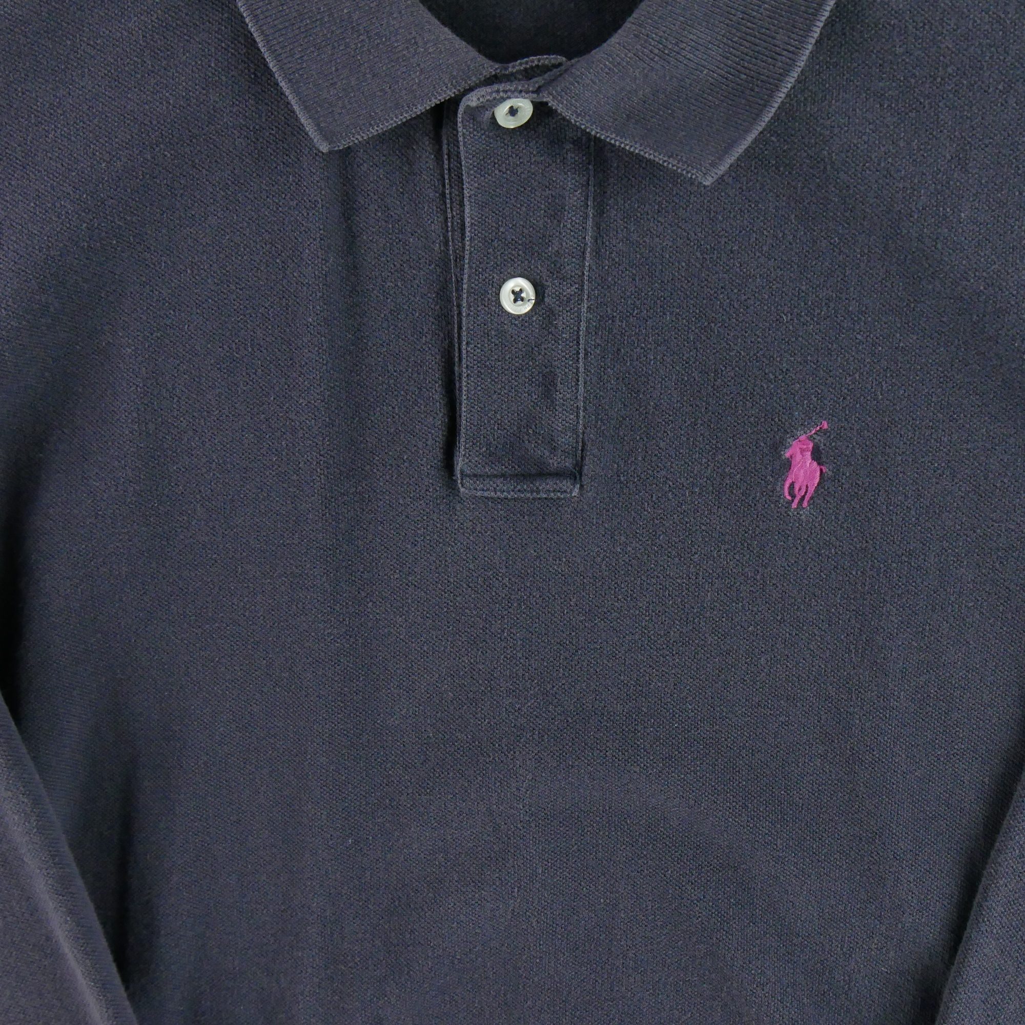 Polo manches longues Femme  Noir 3