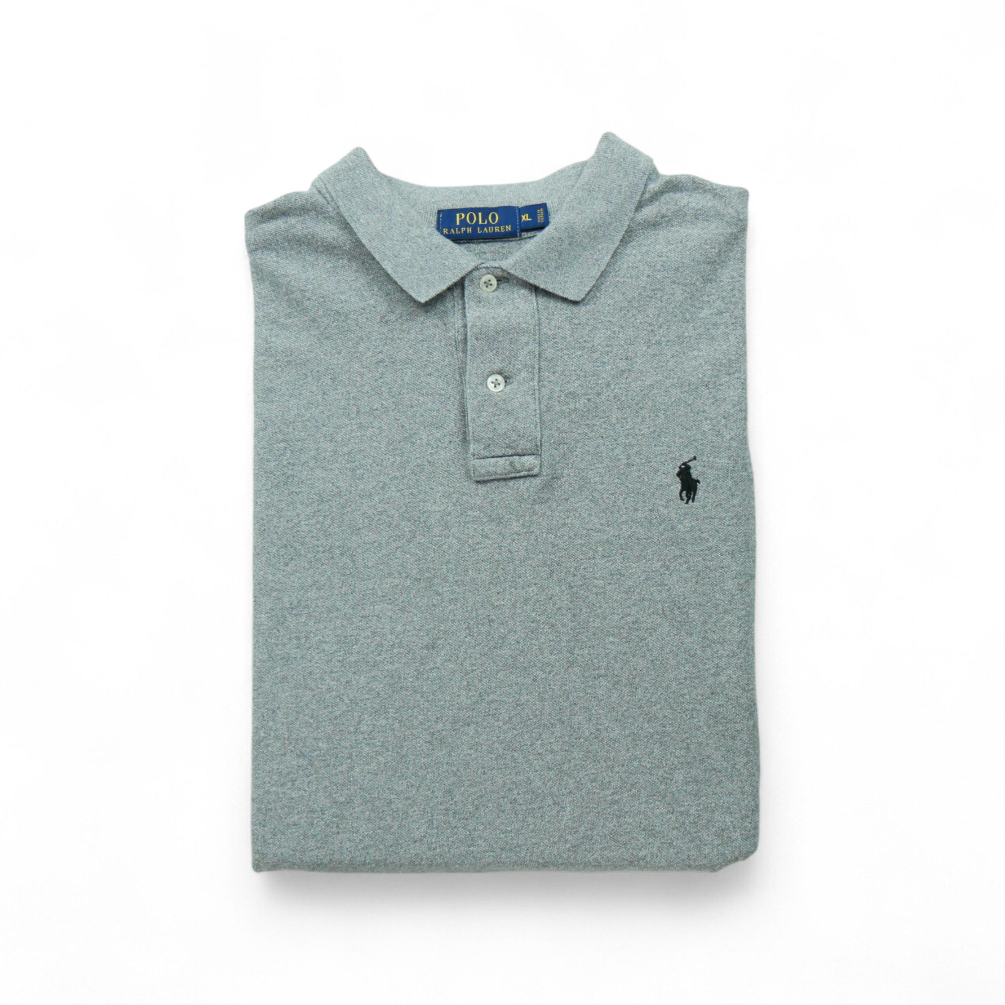 Polo manches longues Homme  Gris 1