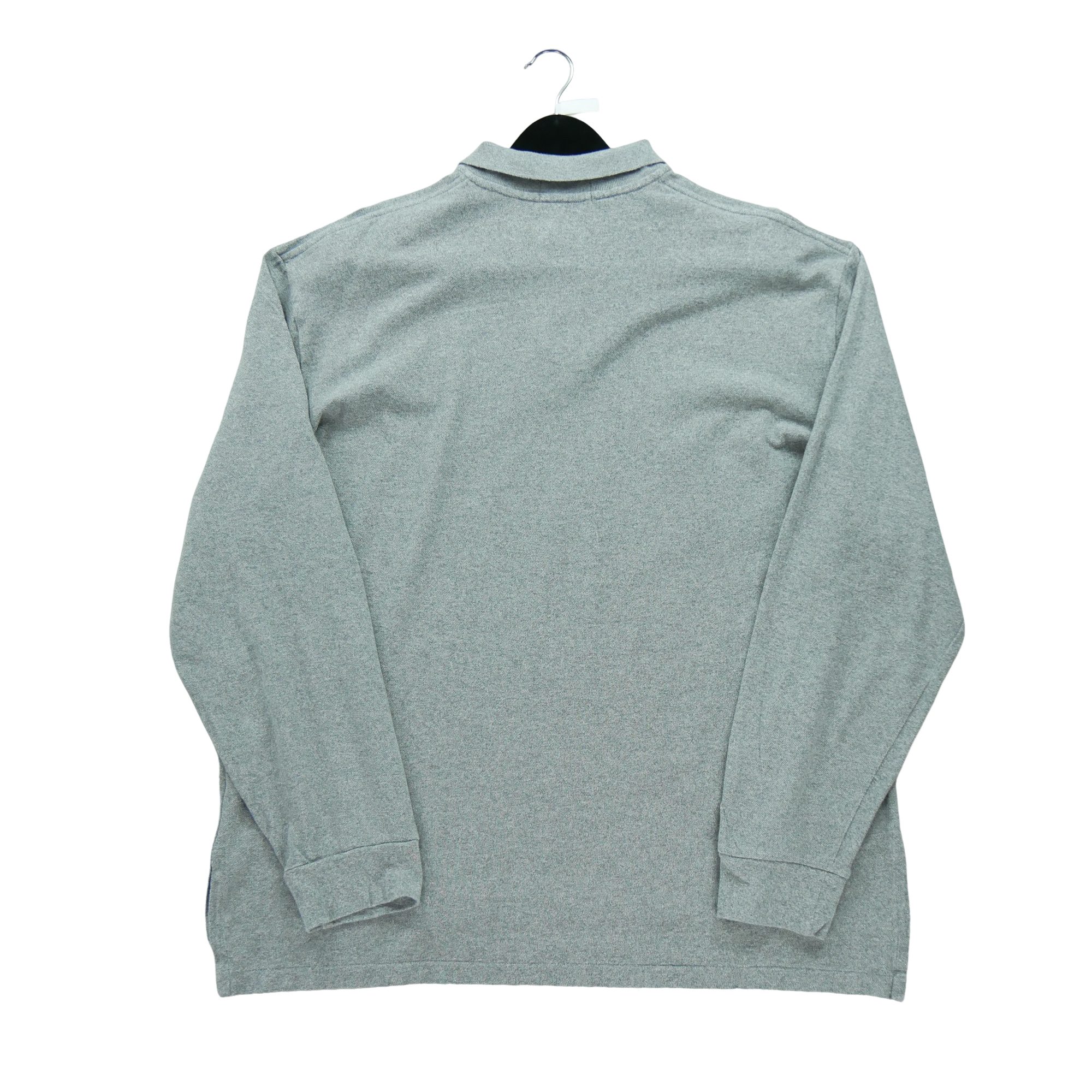 Polo manches longues Homme  Gris 2