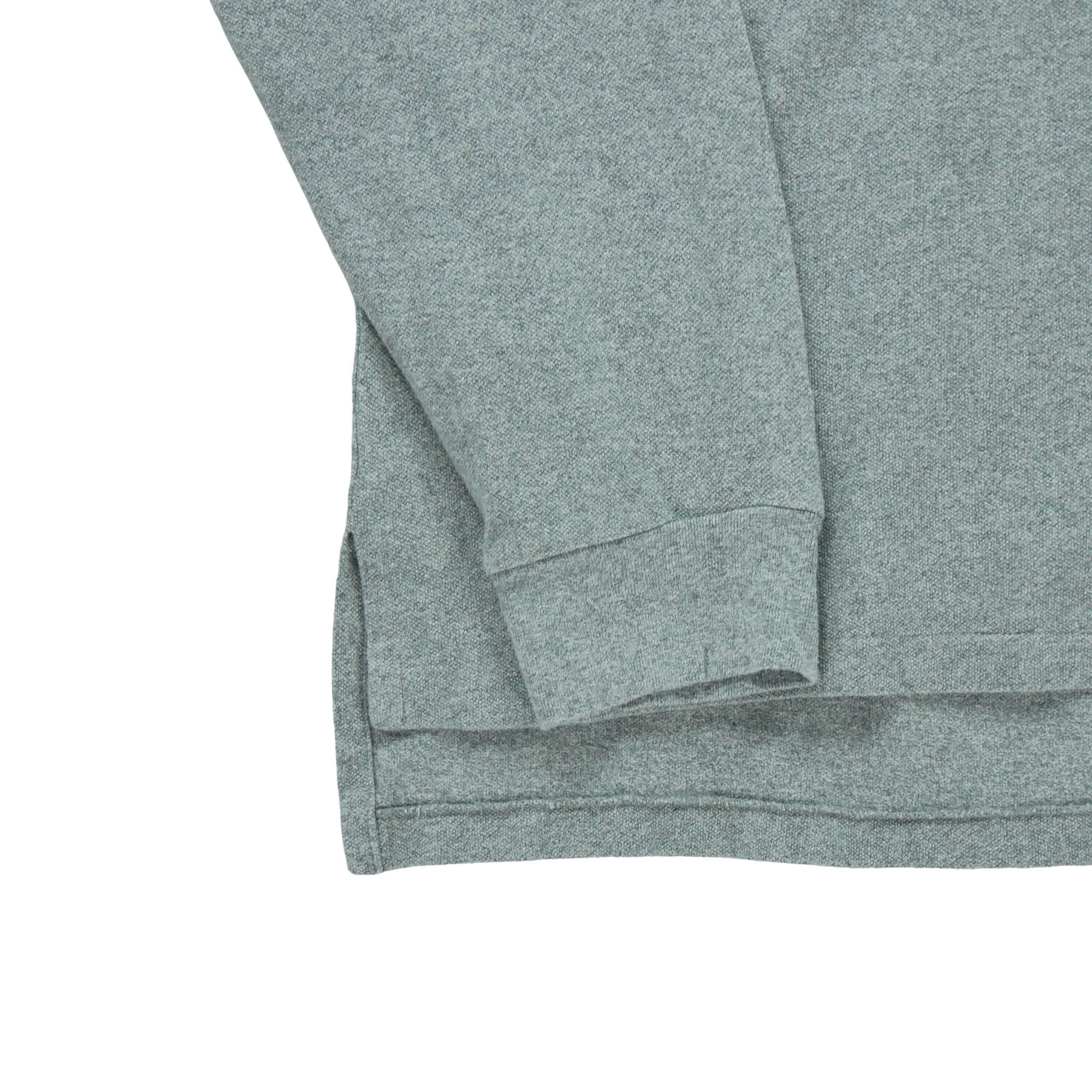 Polo manches longues Homme  Gris 6