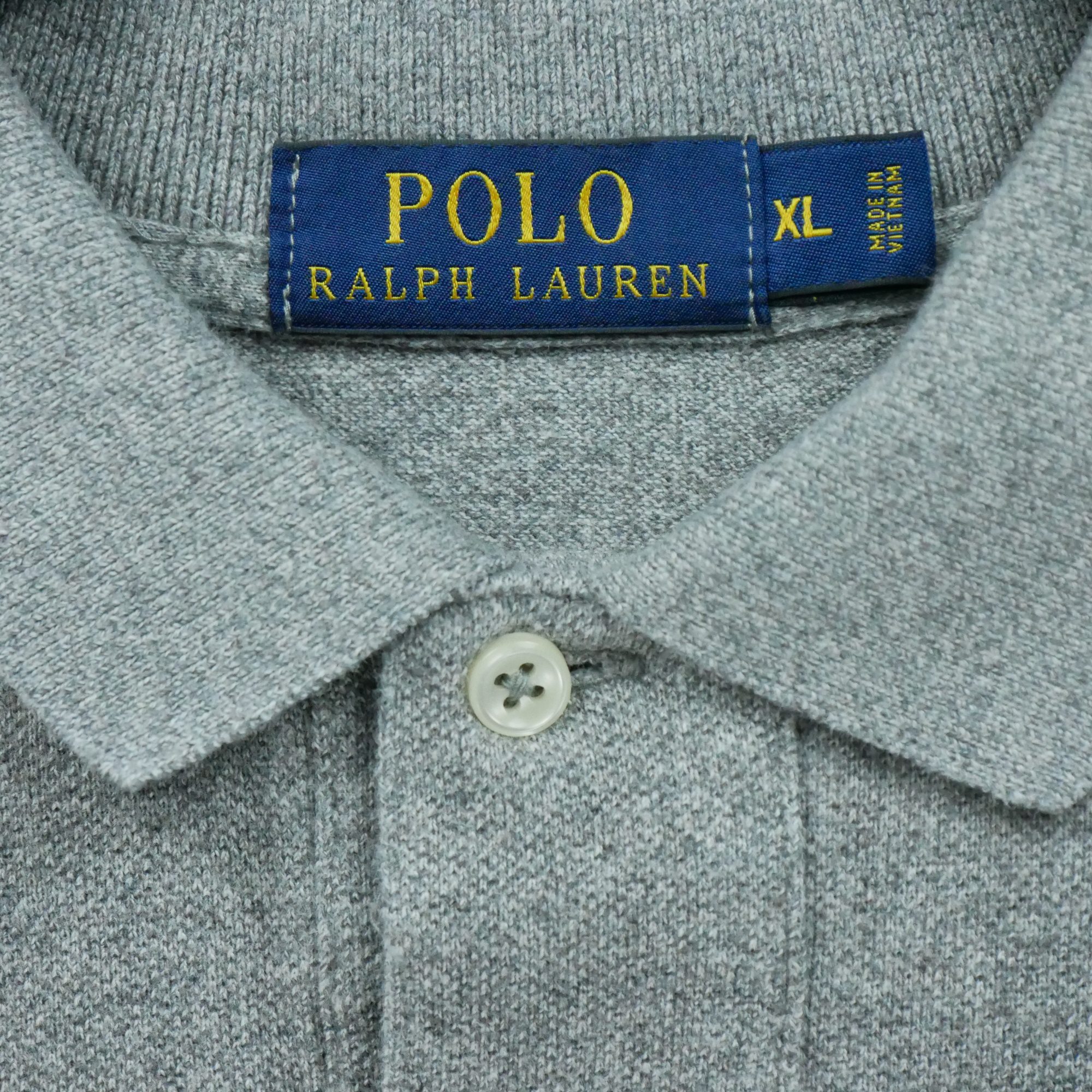 Polo manches longues Homme  Gris 7