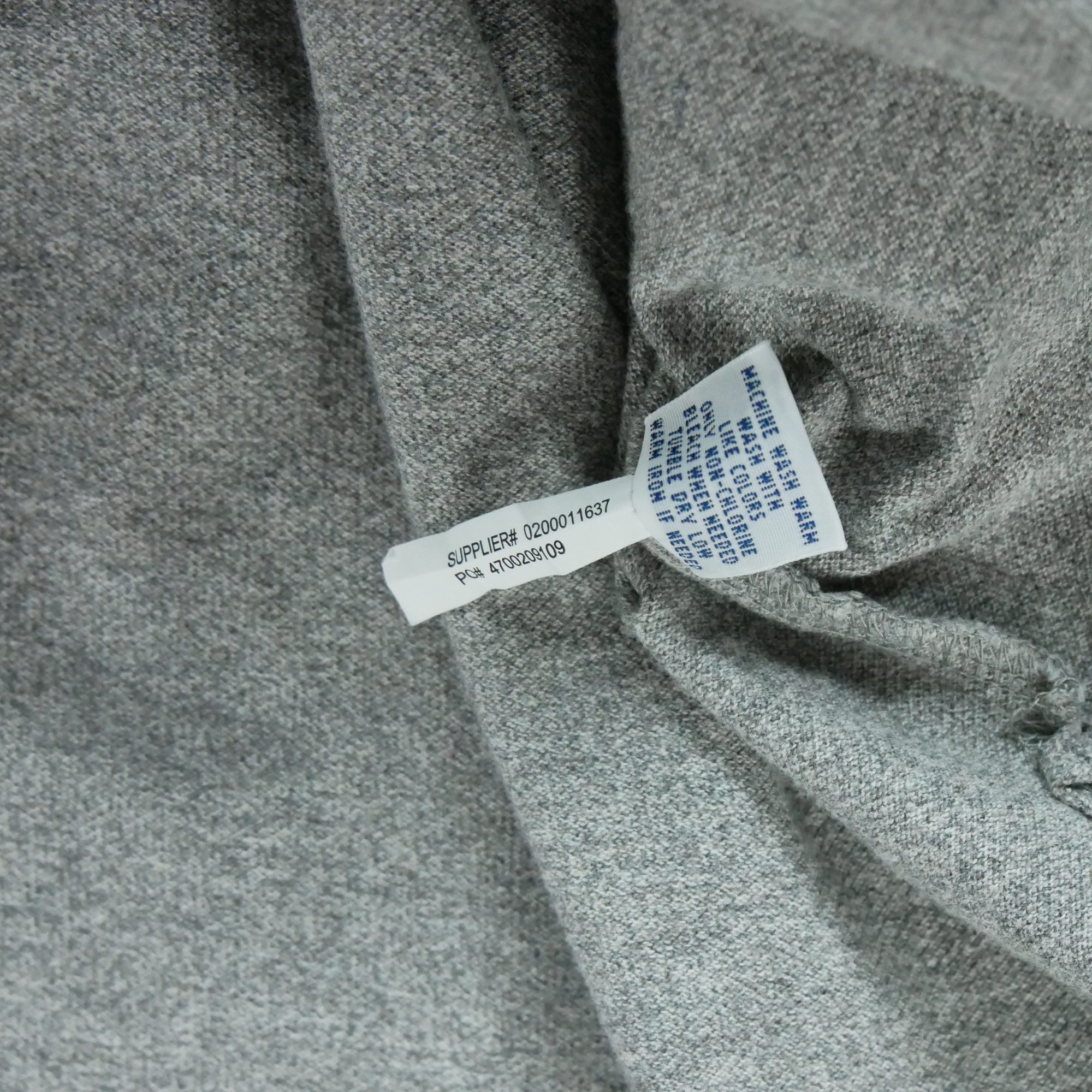 Polo manches longues Homme  Gris 8