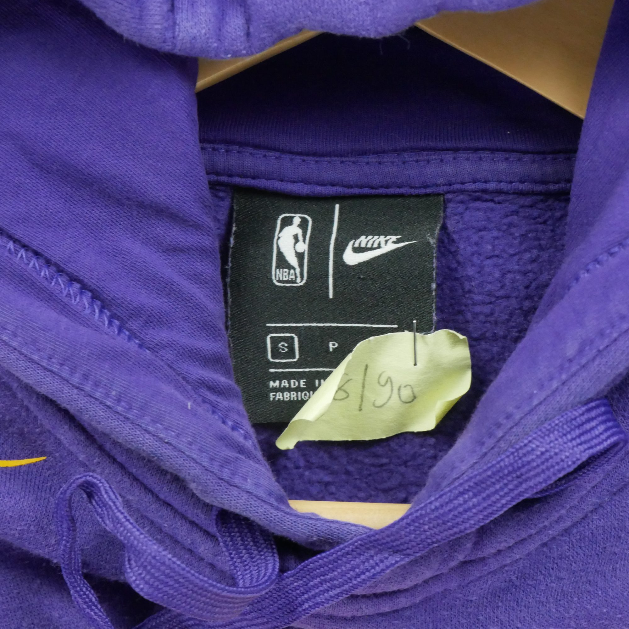 Sweat à capuche Homme NBA Violet 4