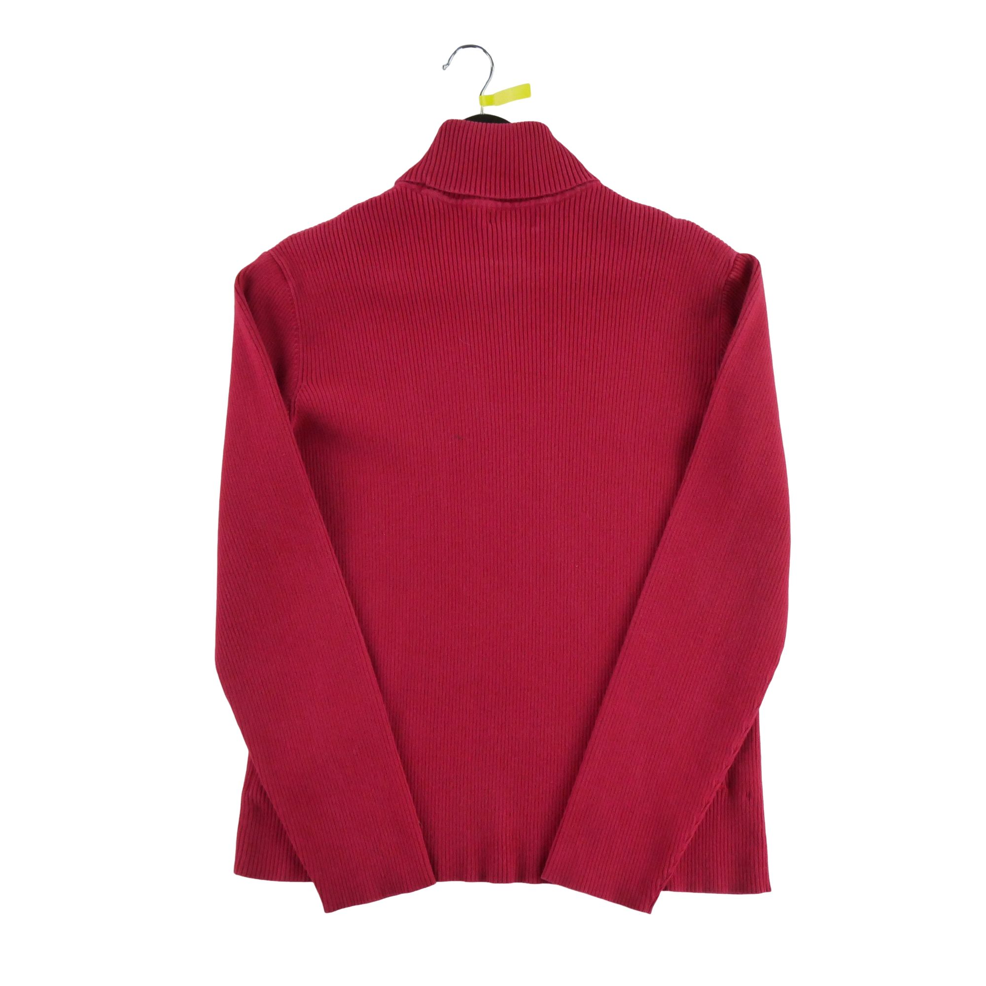Pull Femme  col roulé Rouge 2