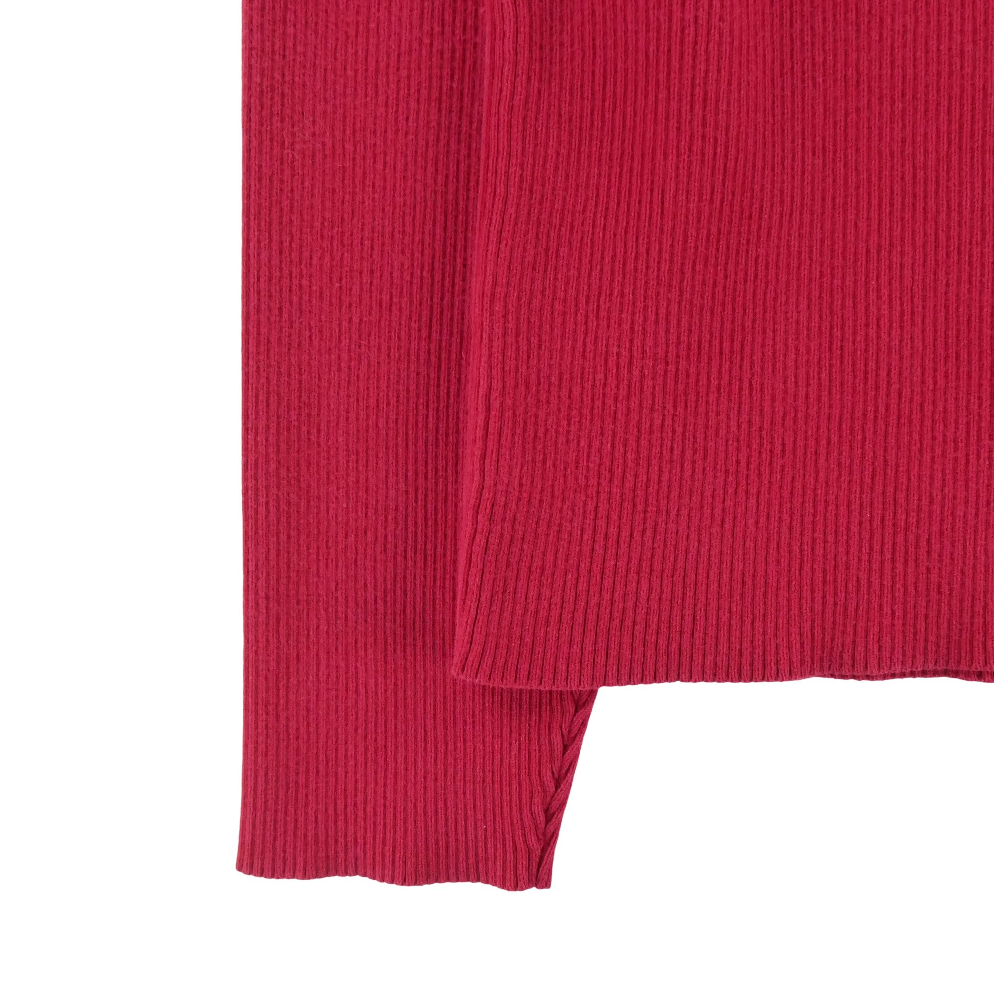 Pull Femme  col roulé Rouge 4