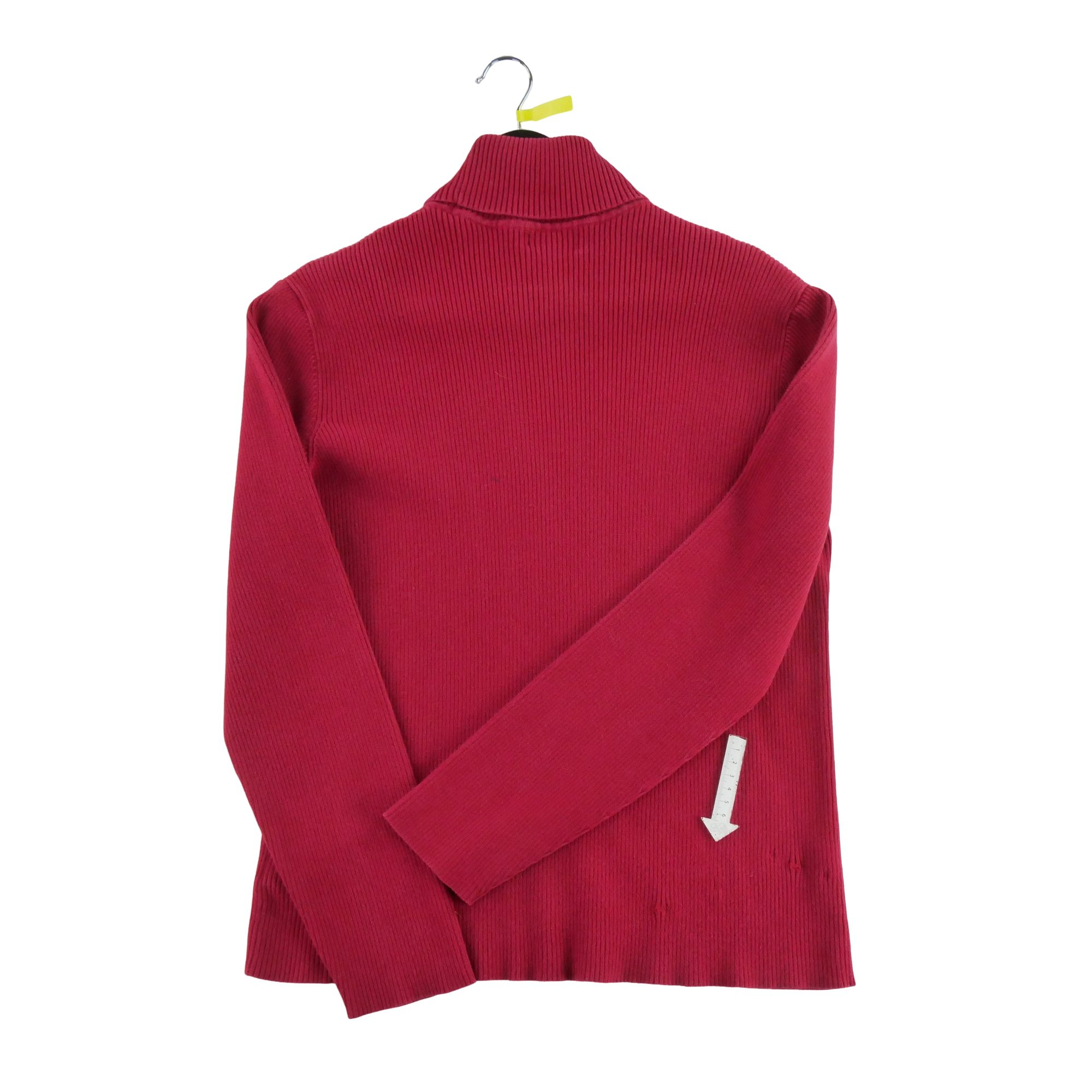 Pull Femme  col roulé Rouge 5