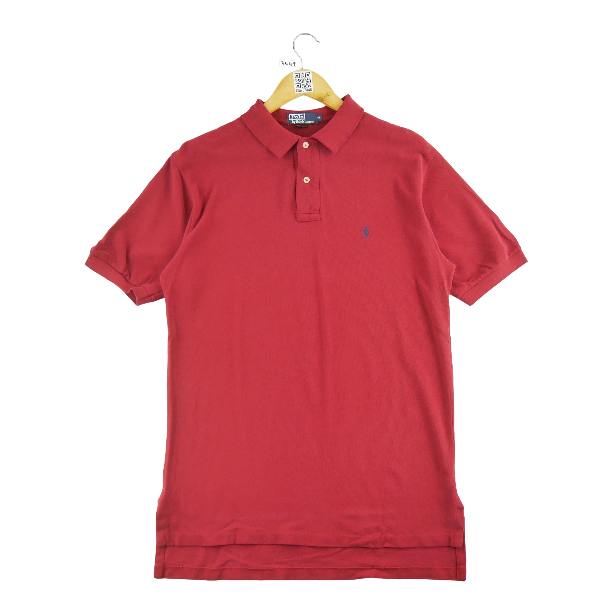 Polo manches courtes Homme  Rouge 2