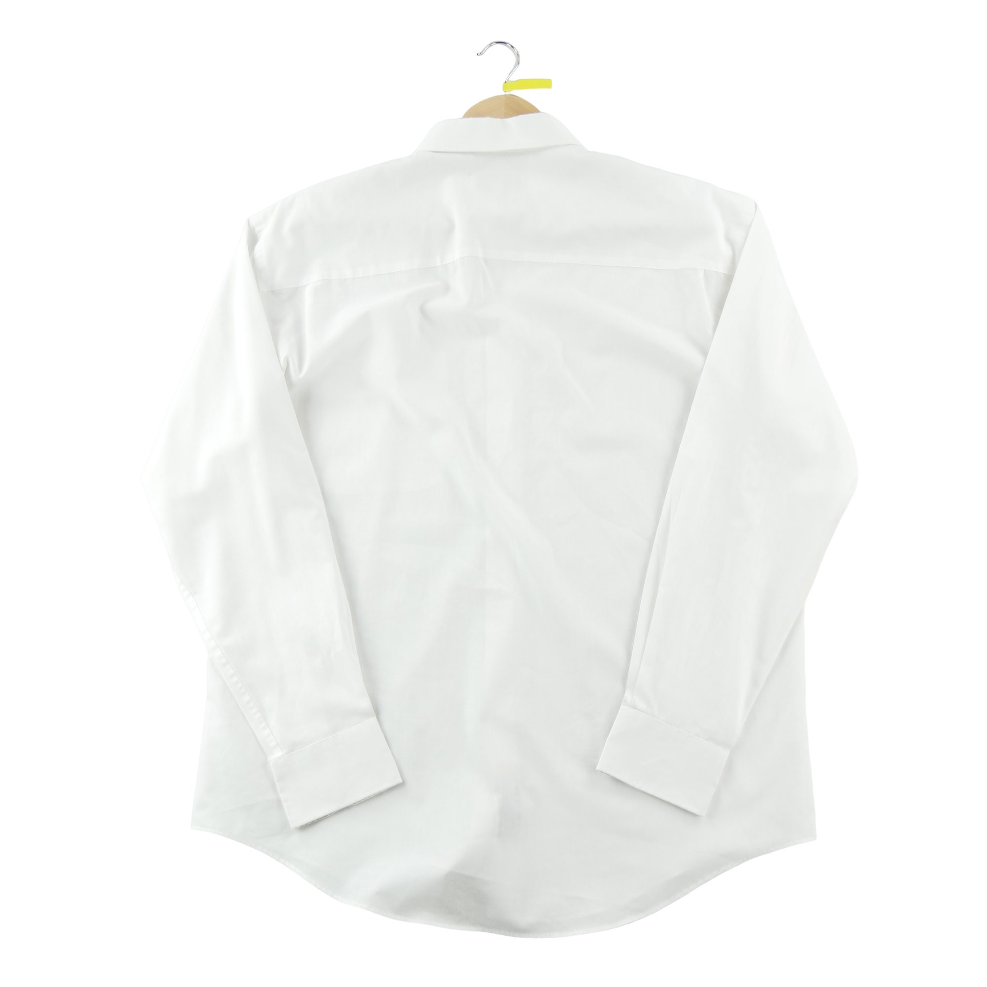 Chemise classiques Homme uni Blanc 3