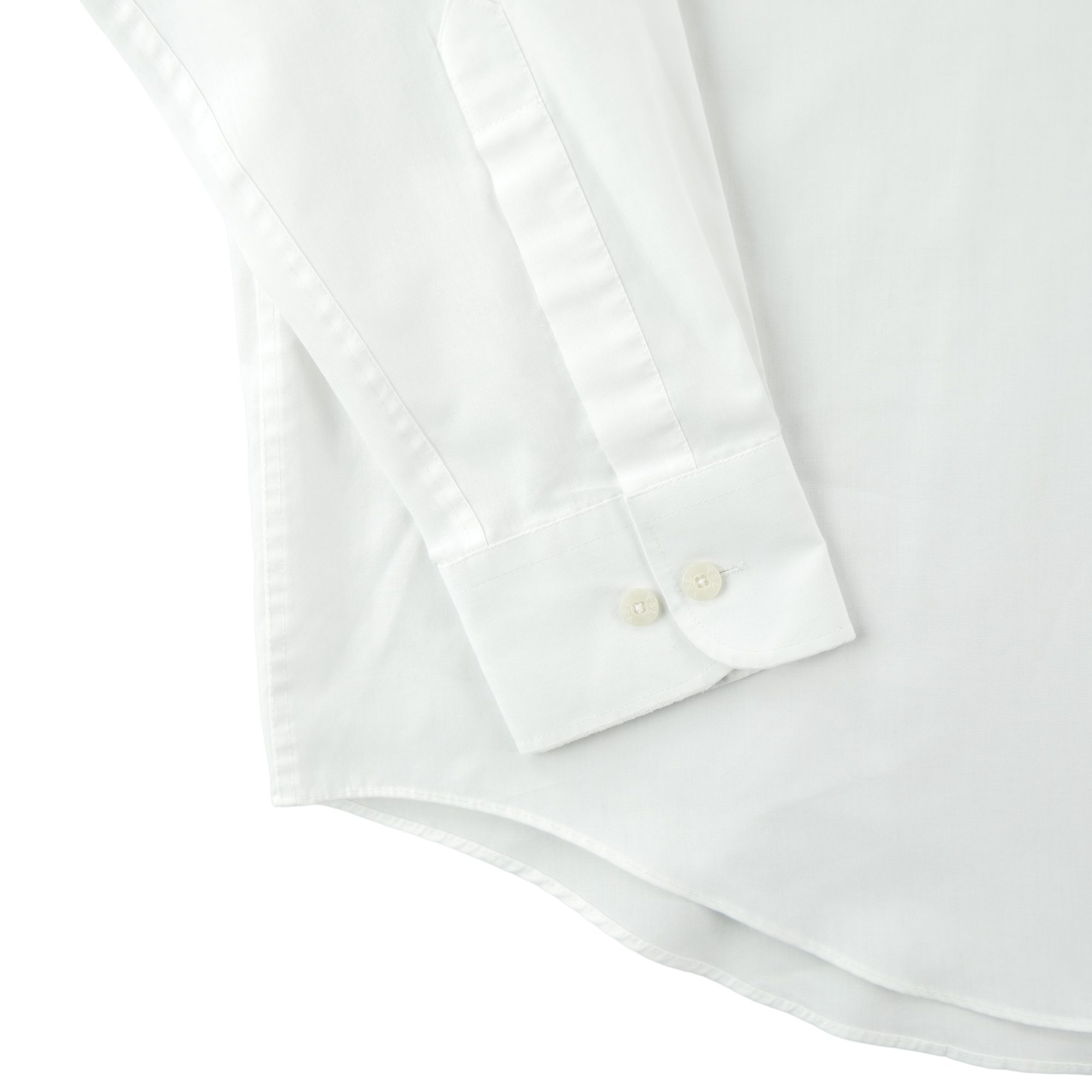 Chemise classiques Homme uni Blanc 4