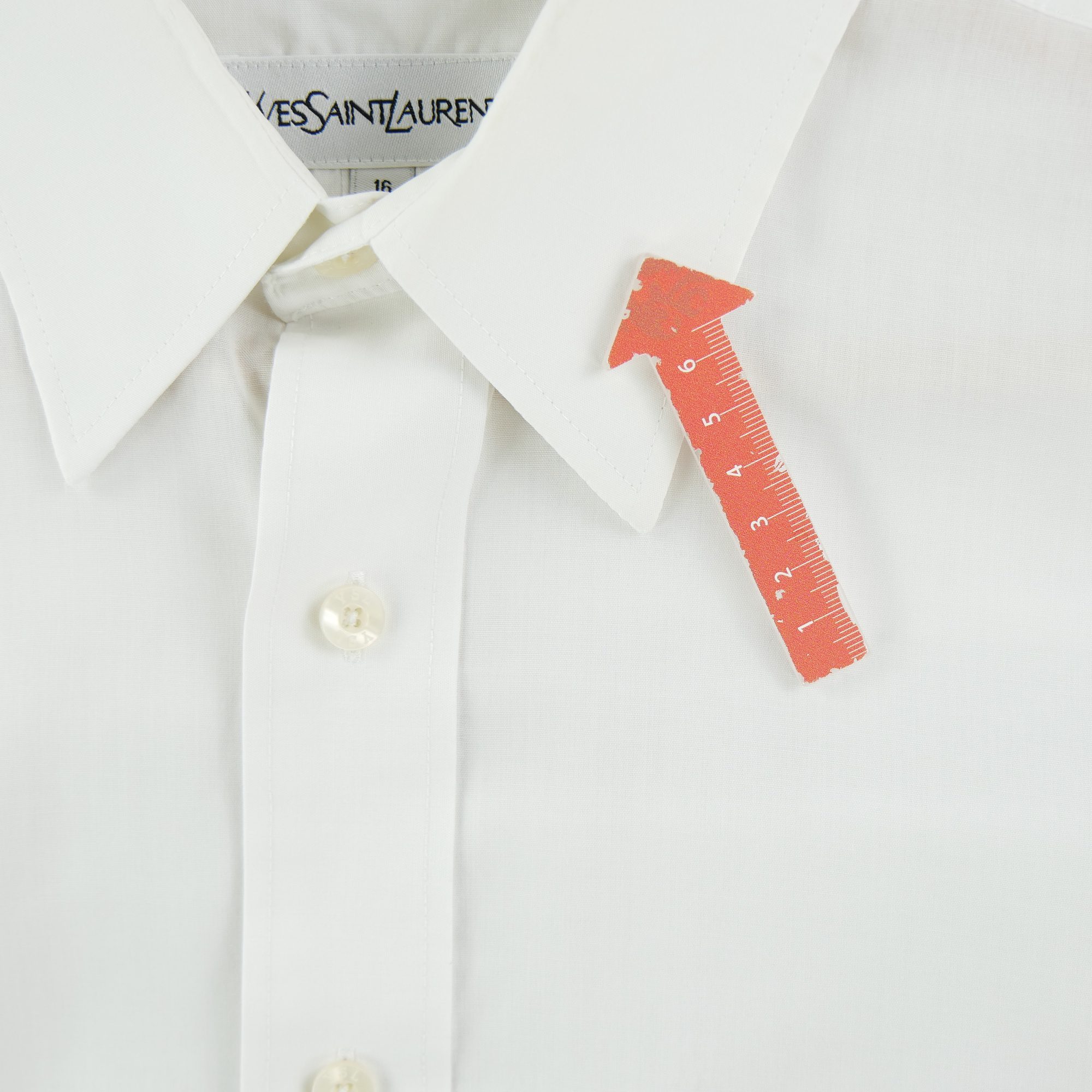 Chemise classiques Homme uni Blanc 6