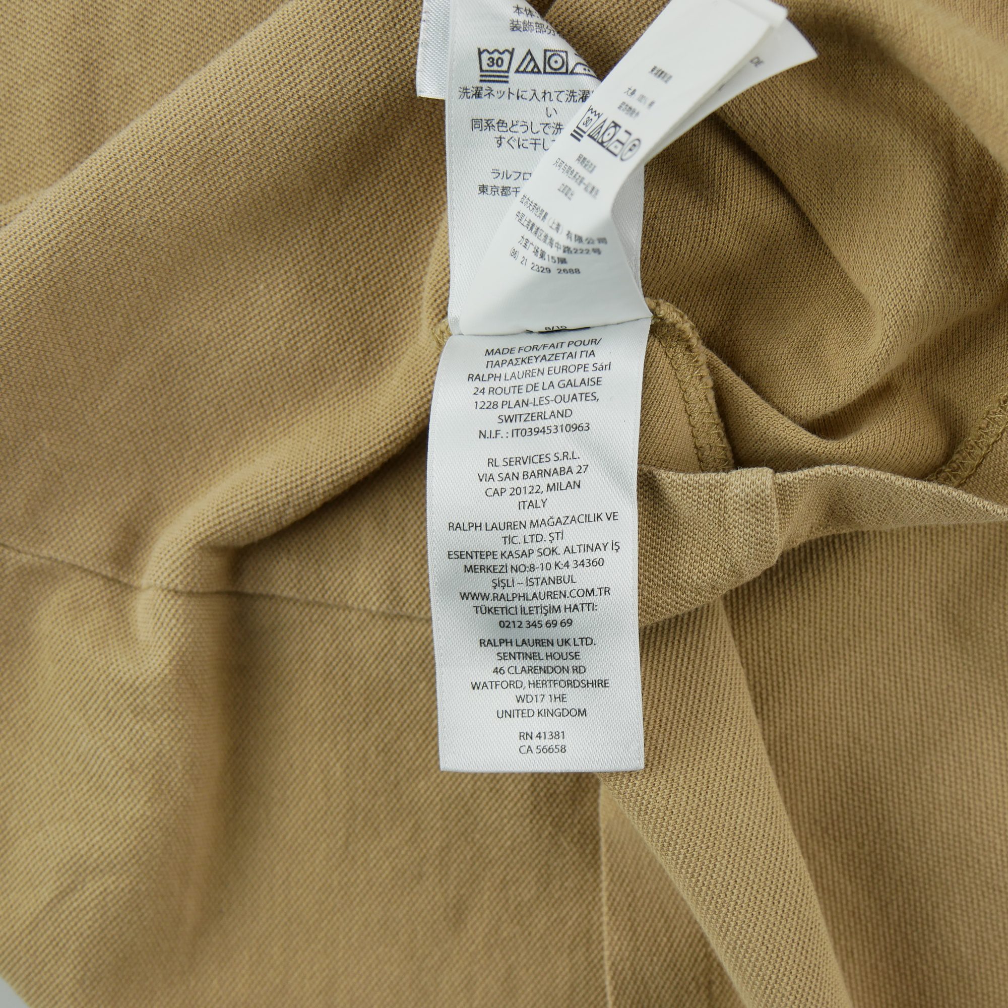 T-shirt manches courtes Homme  Beige 7