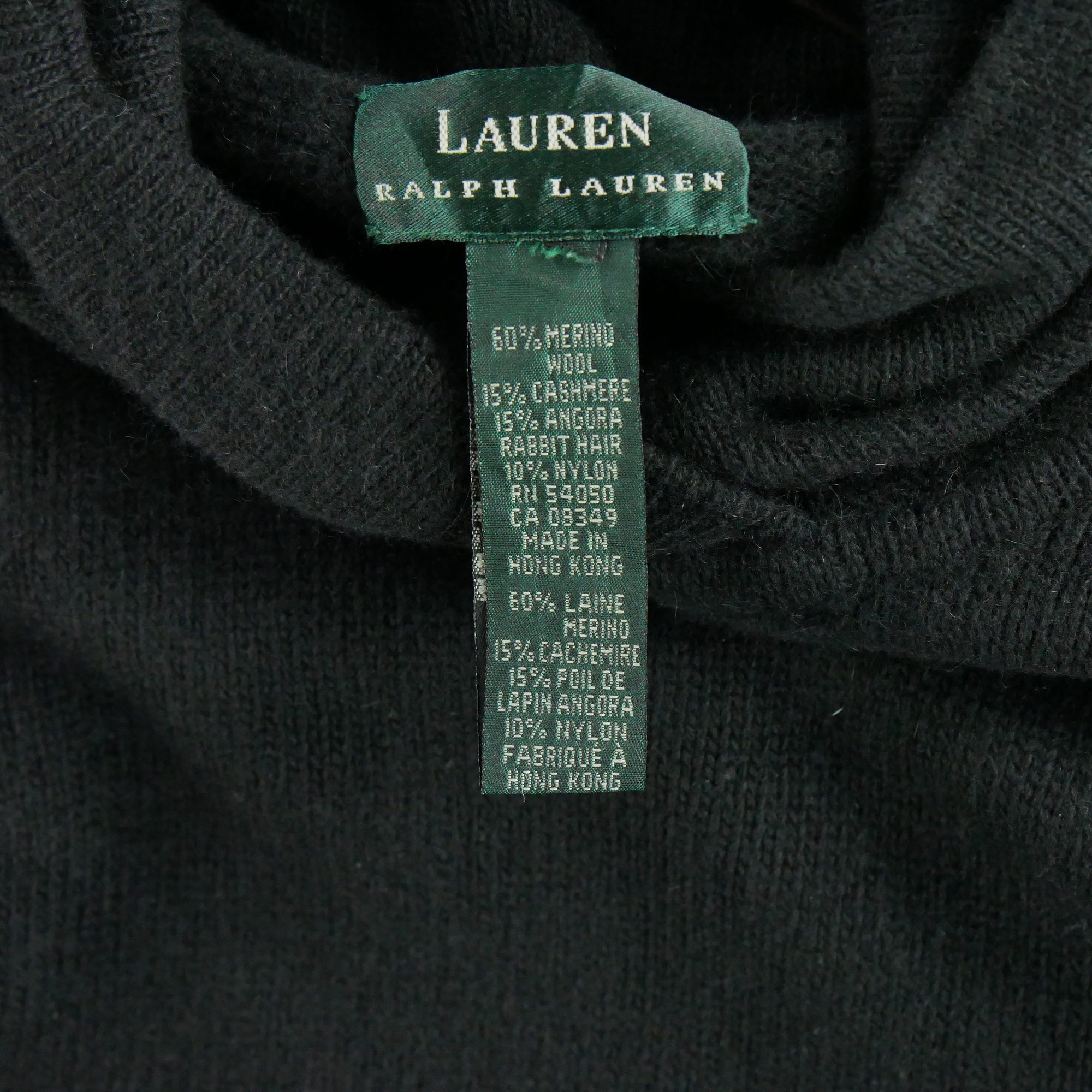 Pull Femme  laine et cachemire Noir 4
