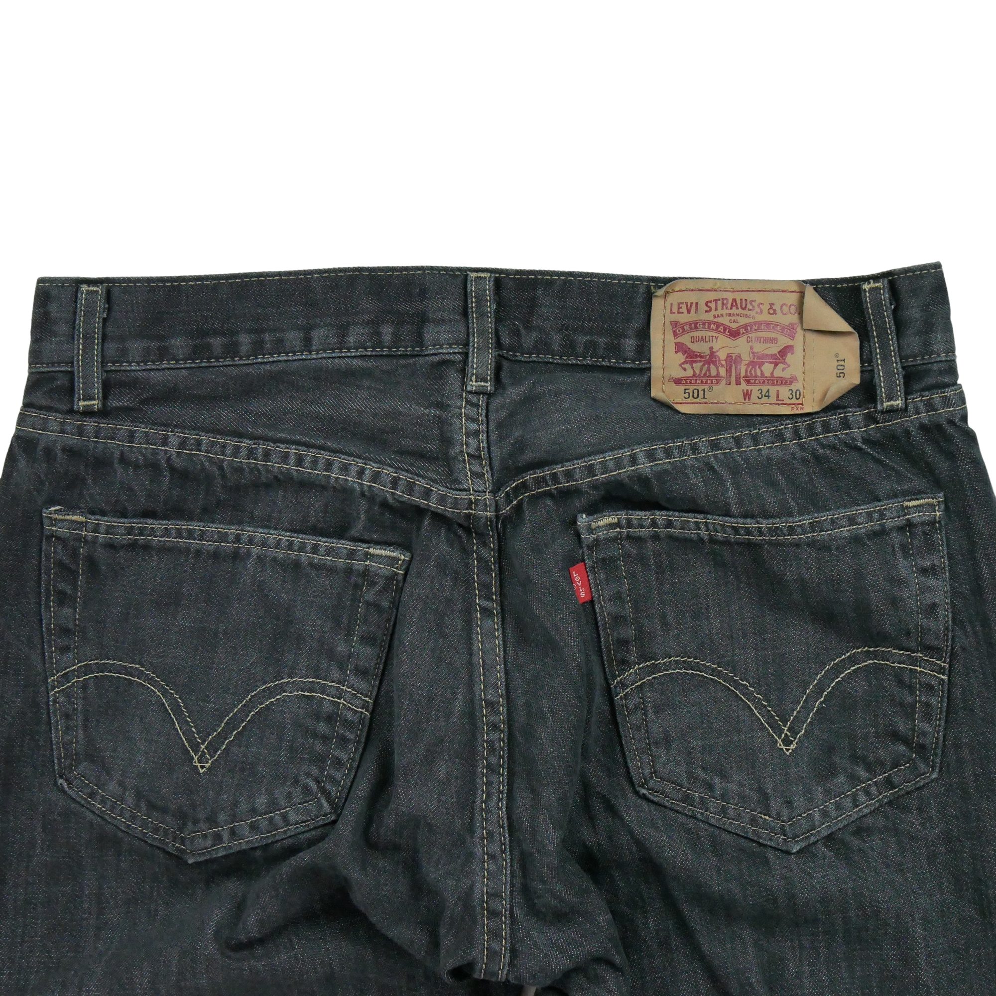 Jean Homme Levis 501 Noir 4