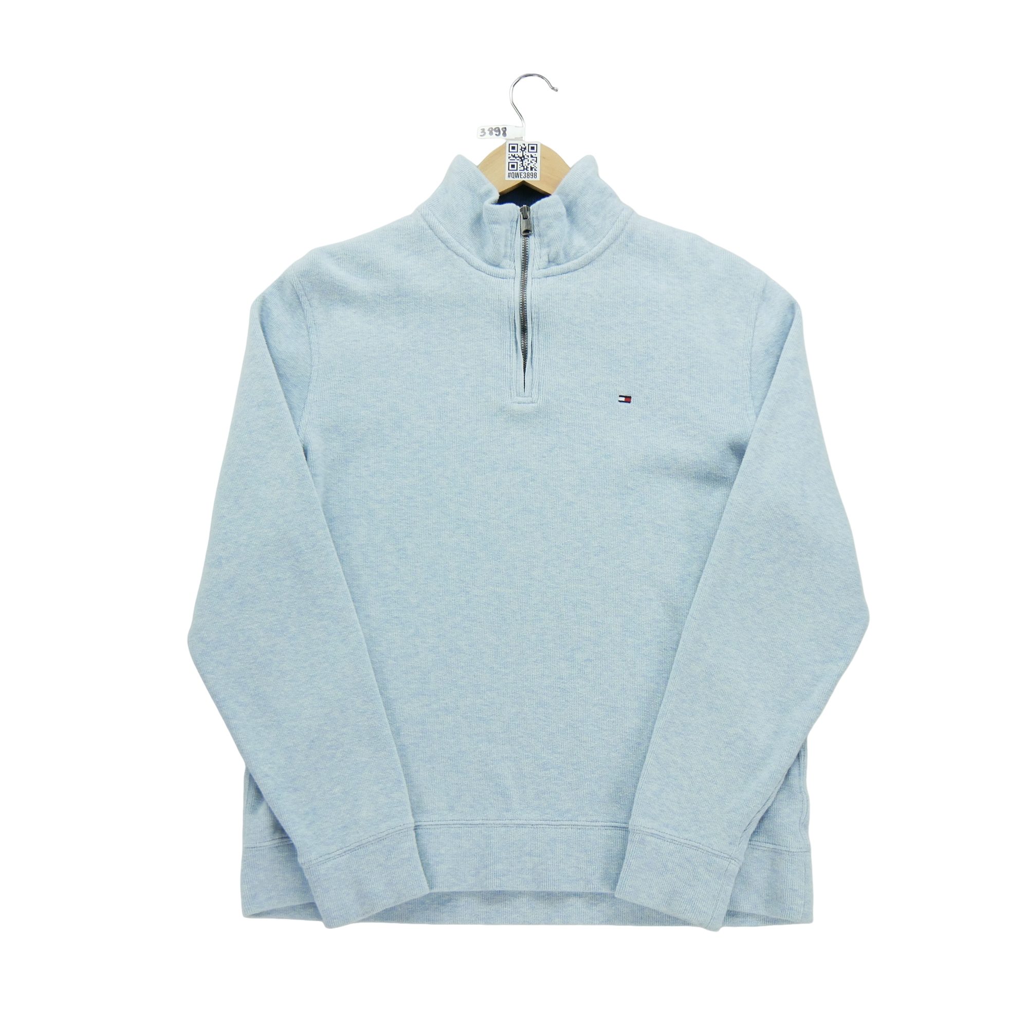 Pull Homme  demi-zippée Bleu clair 3