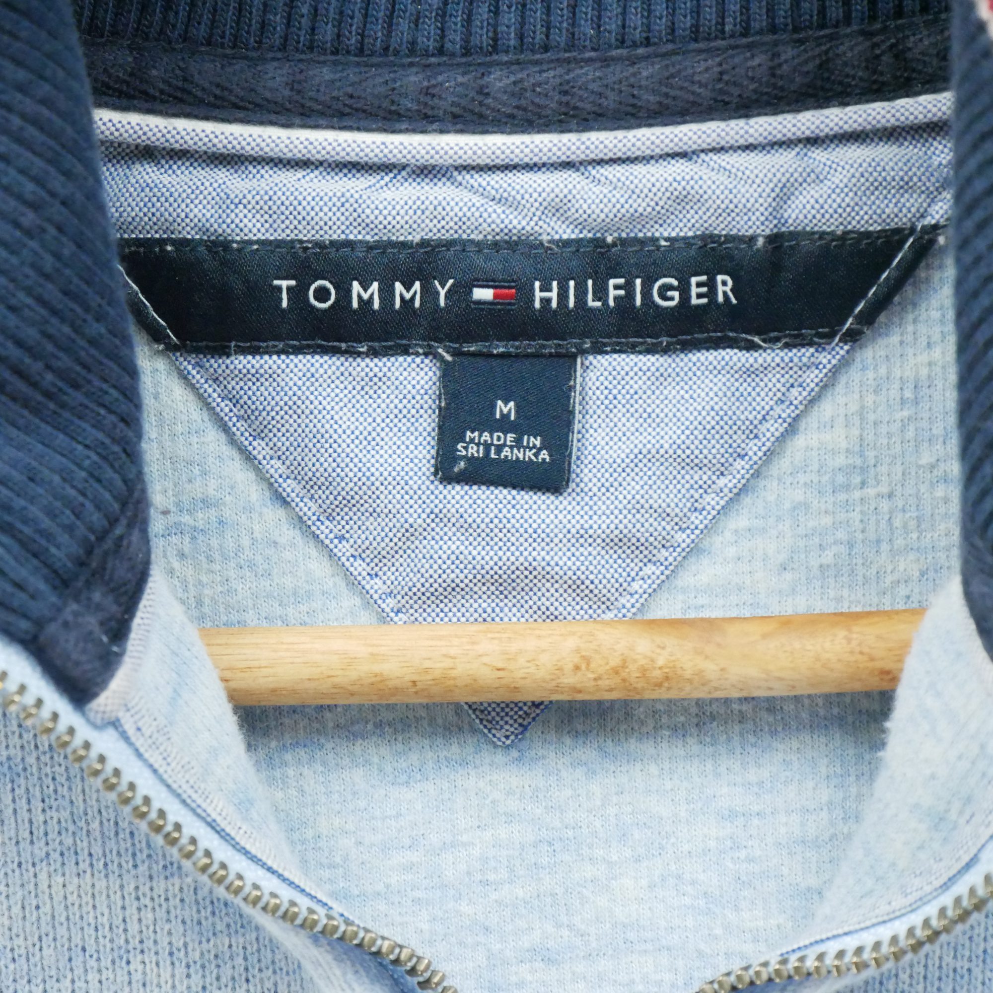 Pull Homme  demi-zippée Bleu clair 6