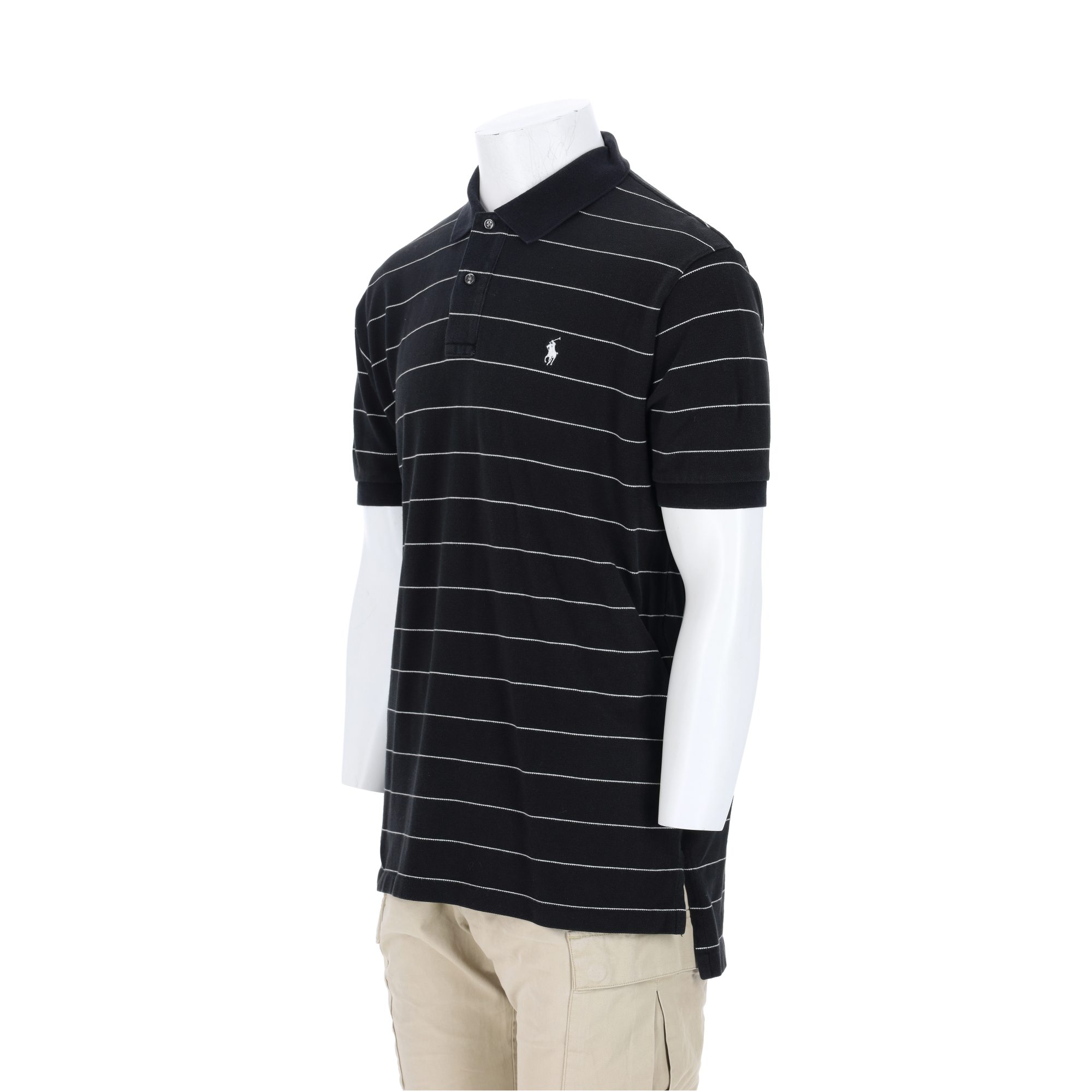 Polo manches courtes Homme  Noir 4