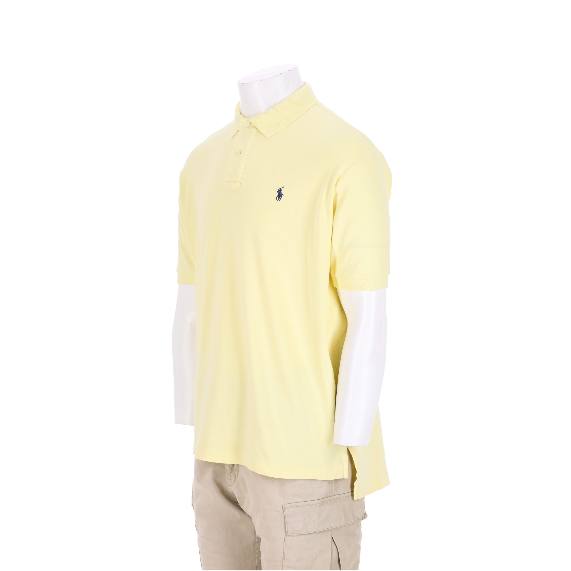 Polo manches courtes Homme  Jaune 4