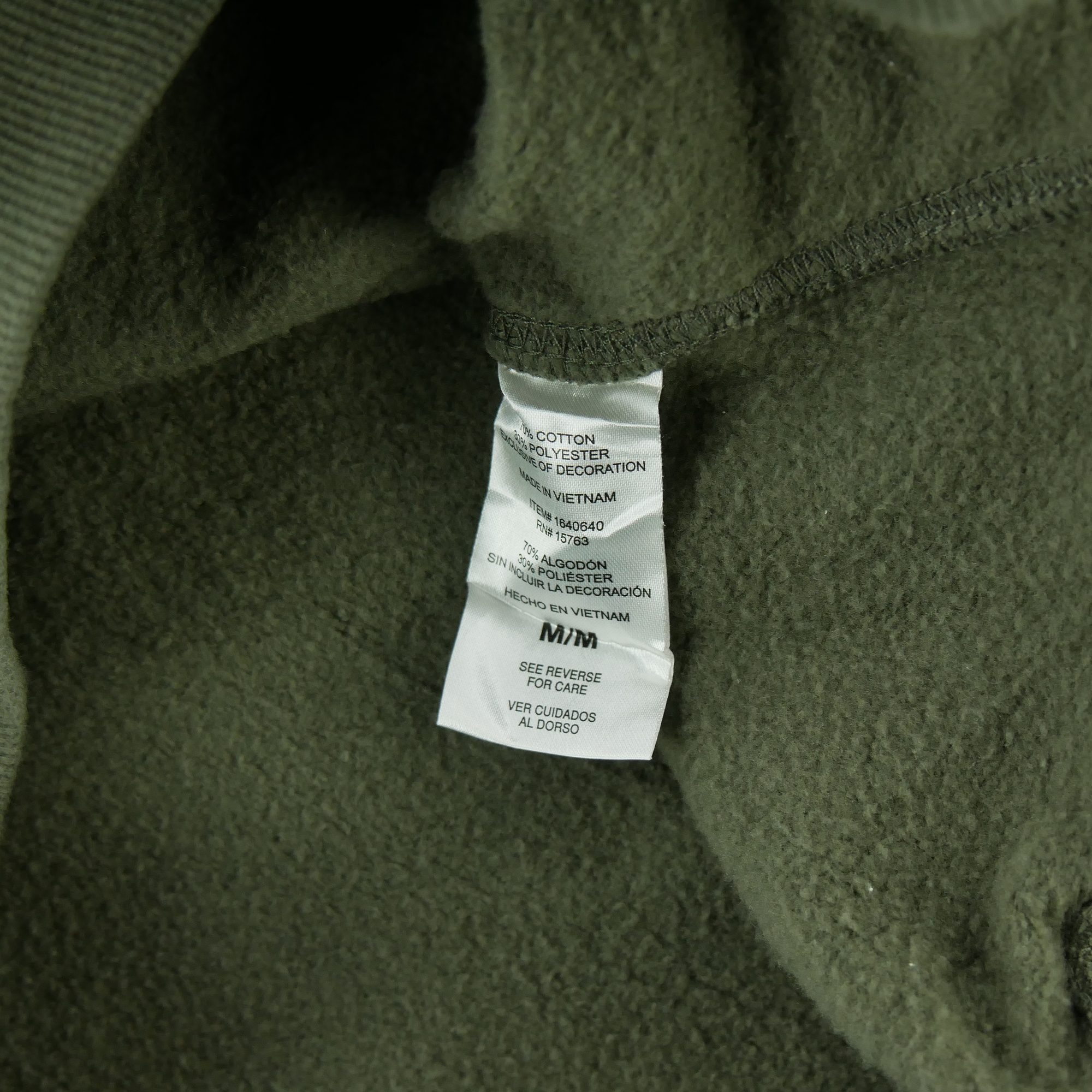 Sweat à capuche Homme  Kaki 6