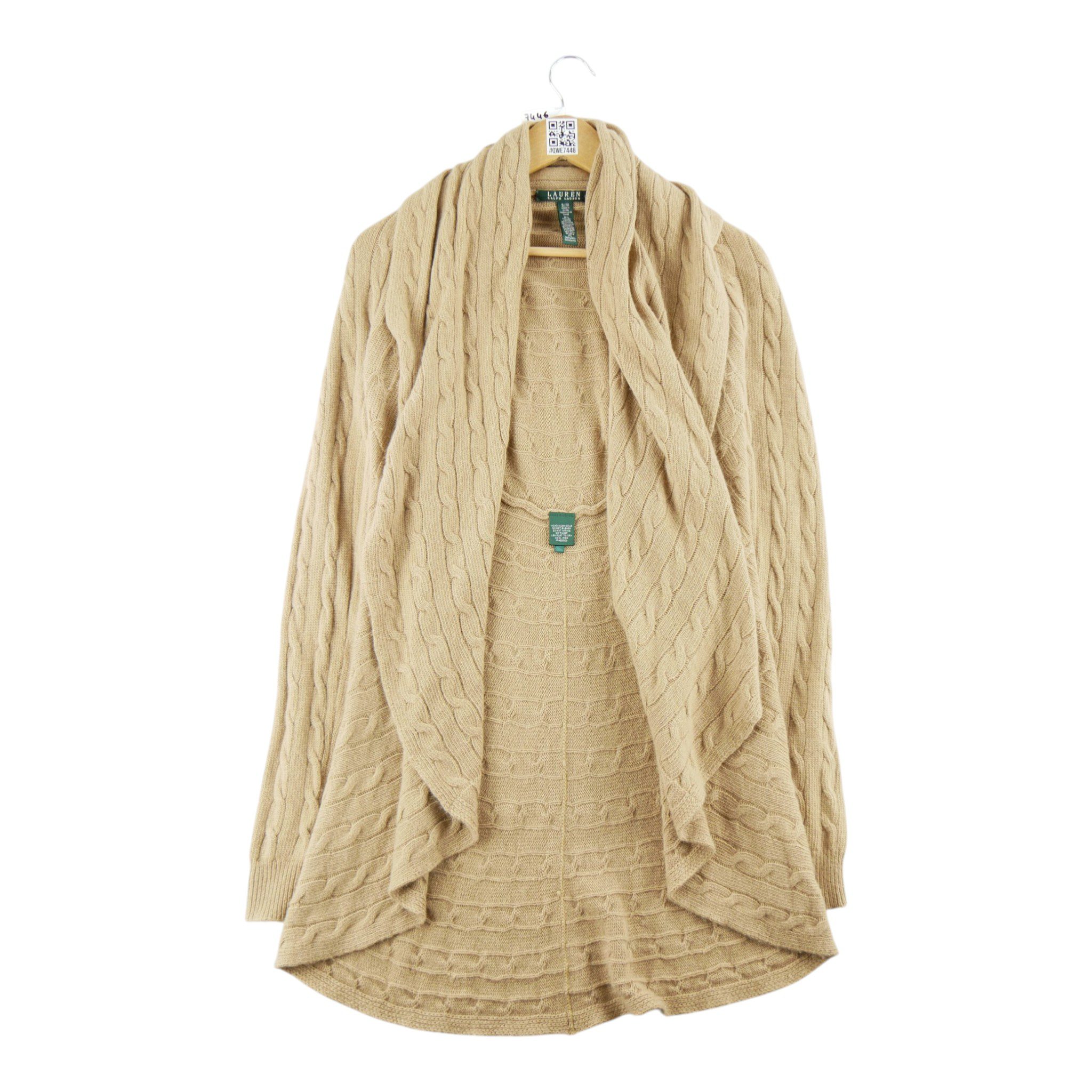 Gilets Femme  en laine Beige 1