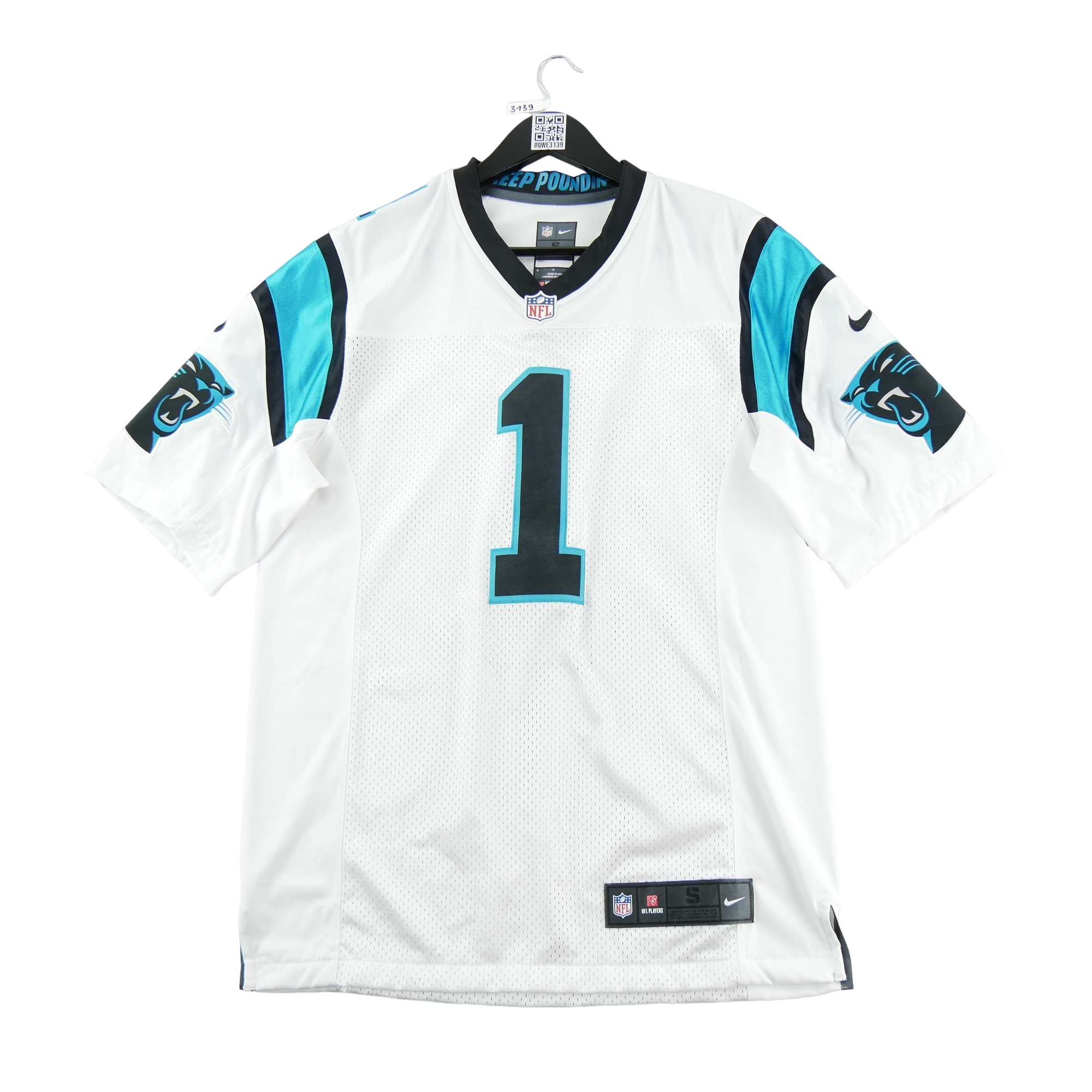 Maillot Homme NFL Carolina Panthers Blanc 3