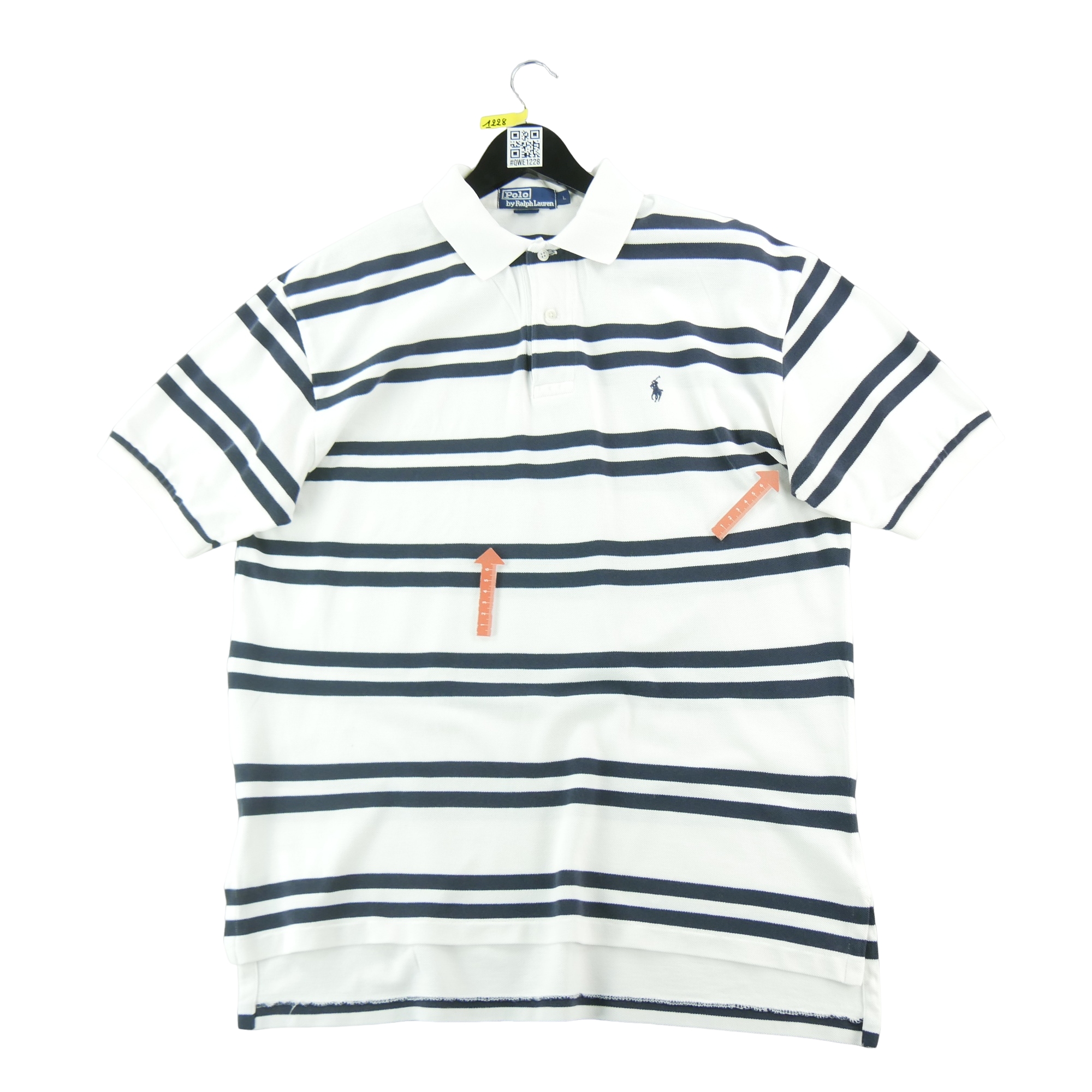 Polo manches courtes Homme  Blanc 5