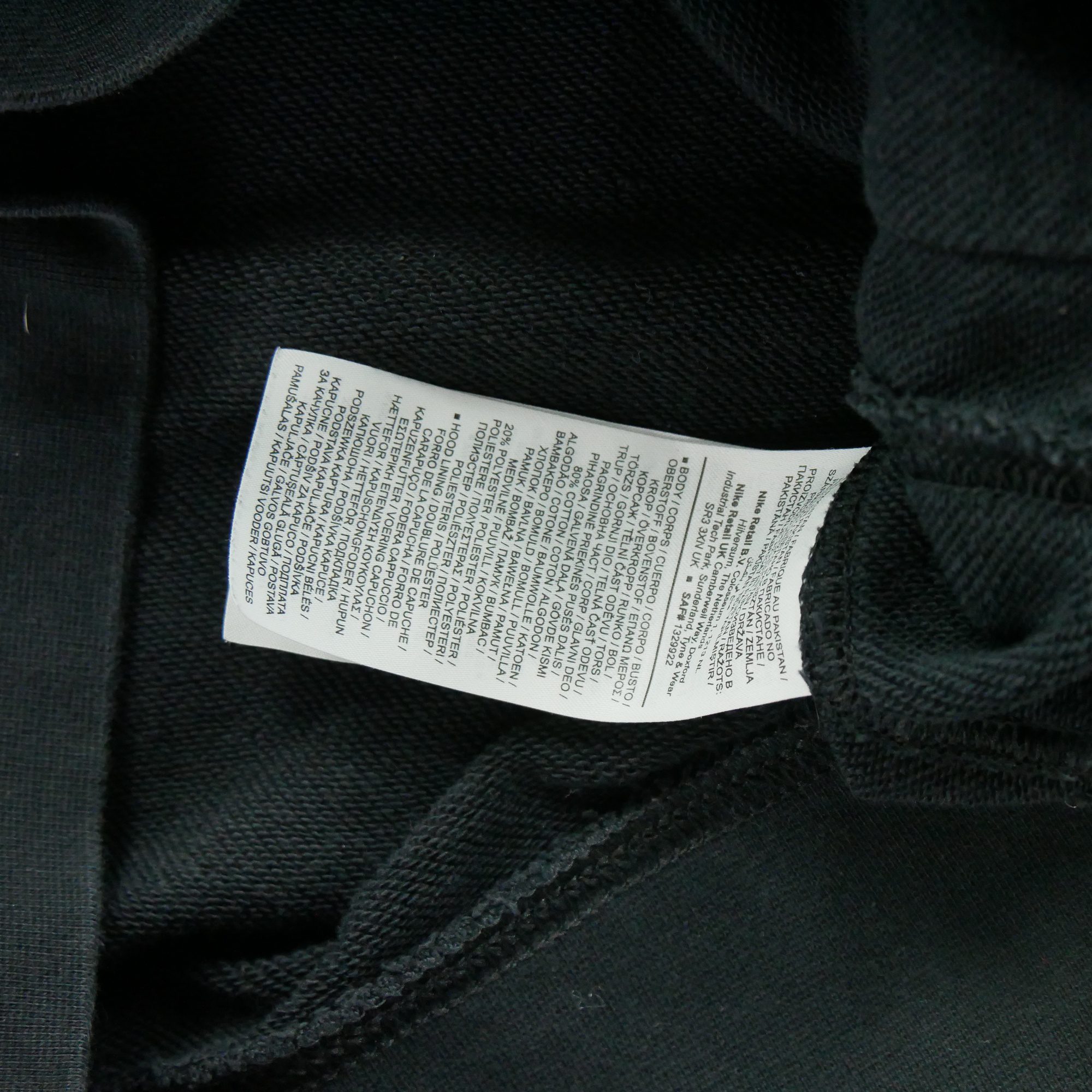 Sweat à capuche Homme  Noir 9