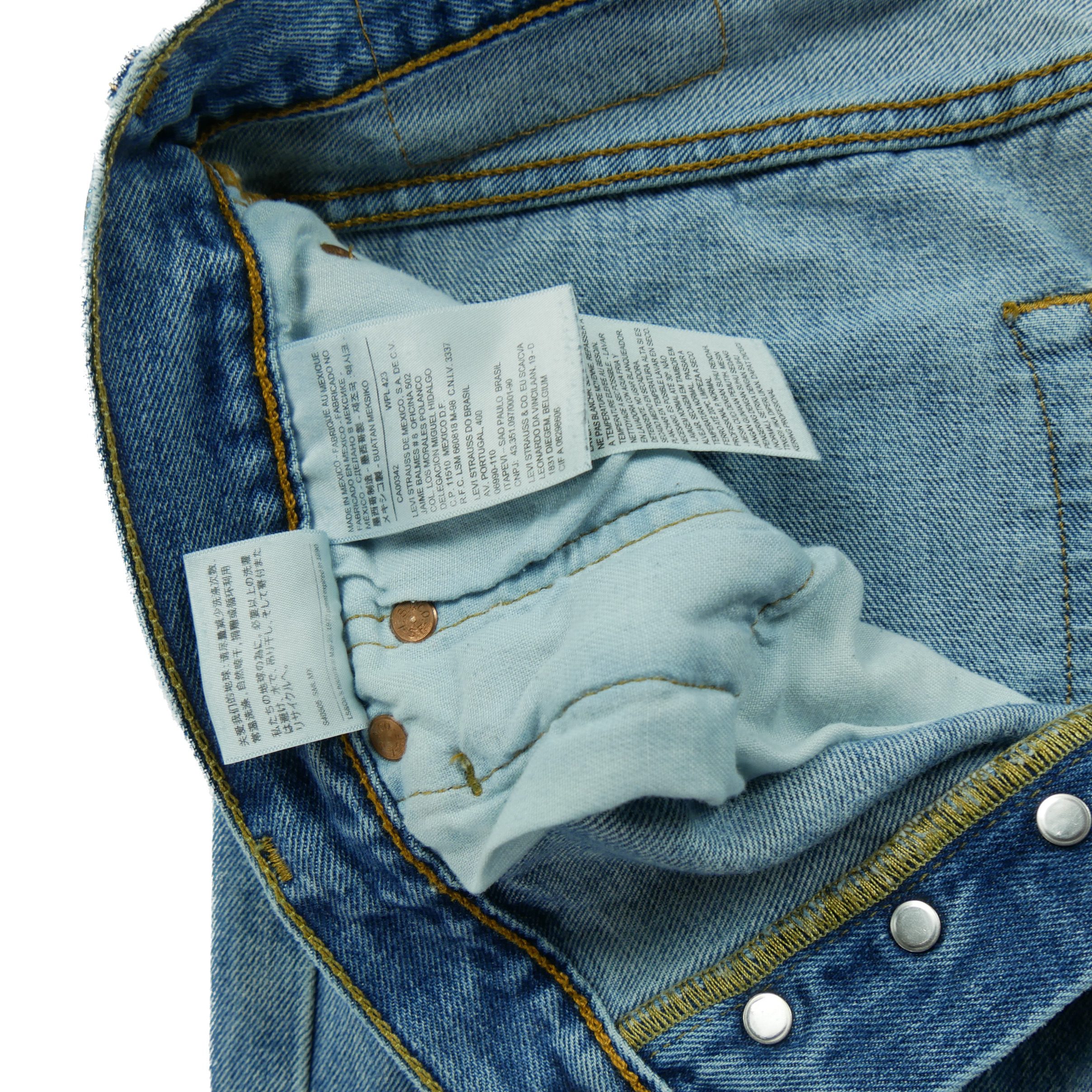 Jean Homme Levis 501 Bleu 7