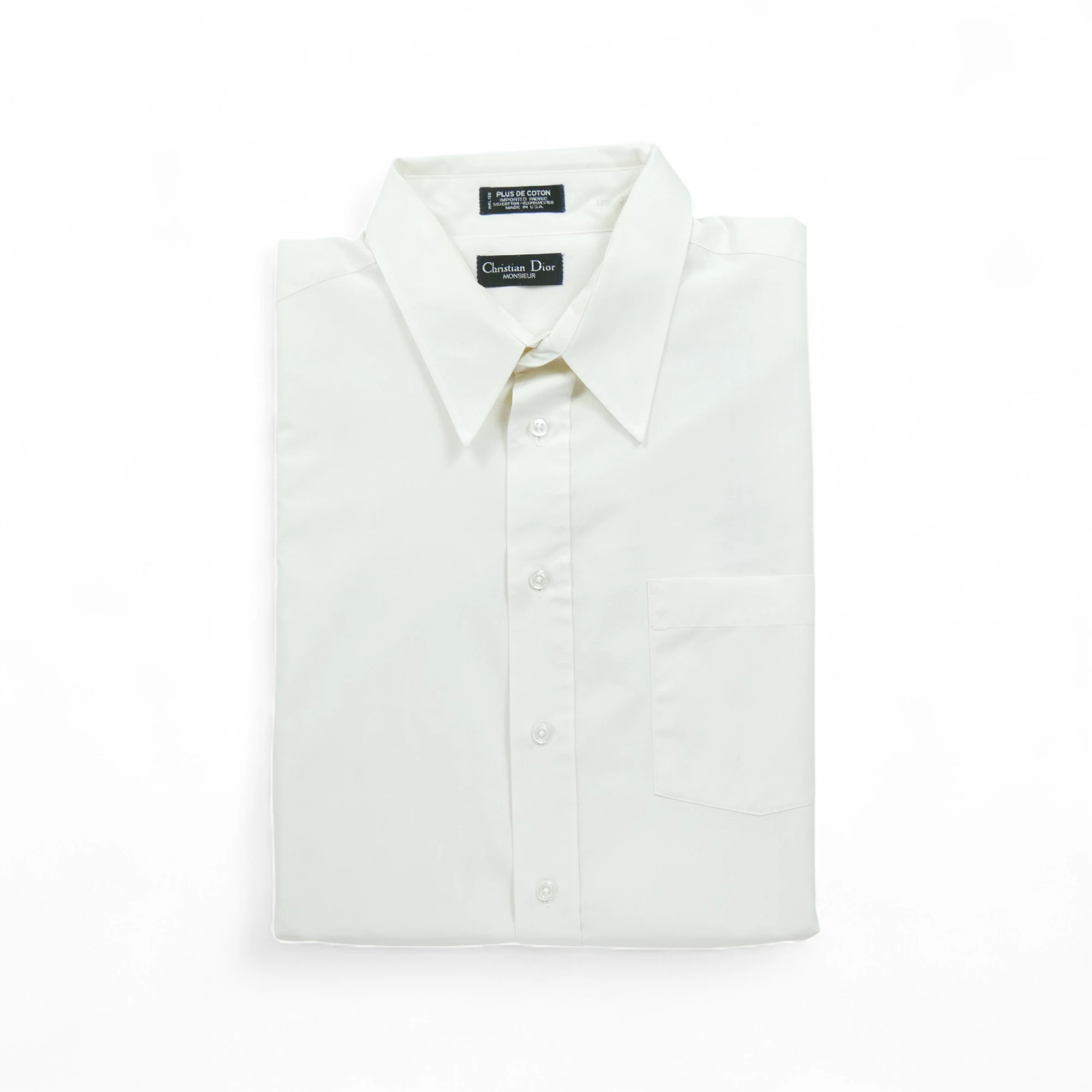 Chemise classiques Homme uni Beige 1