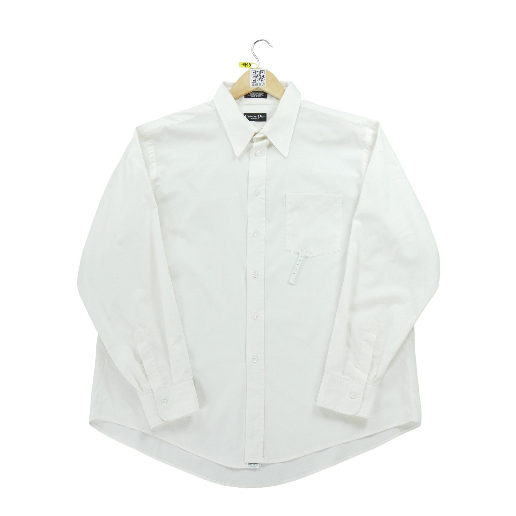 Chemise classiques Homme uni Beige 2