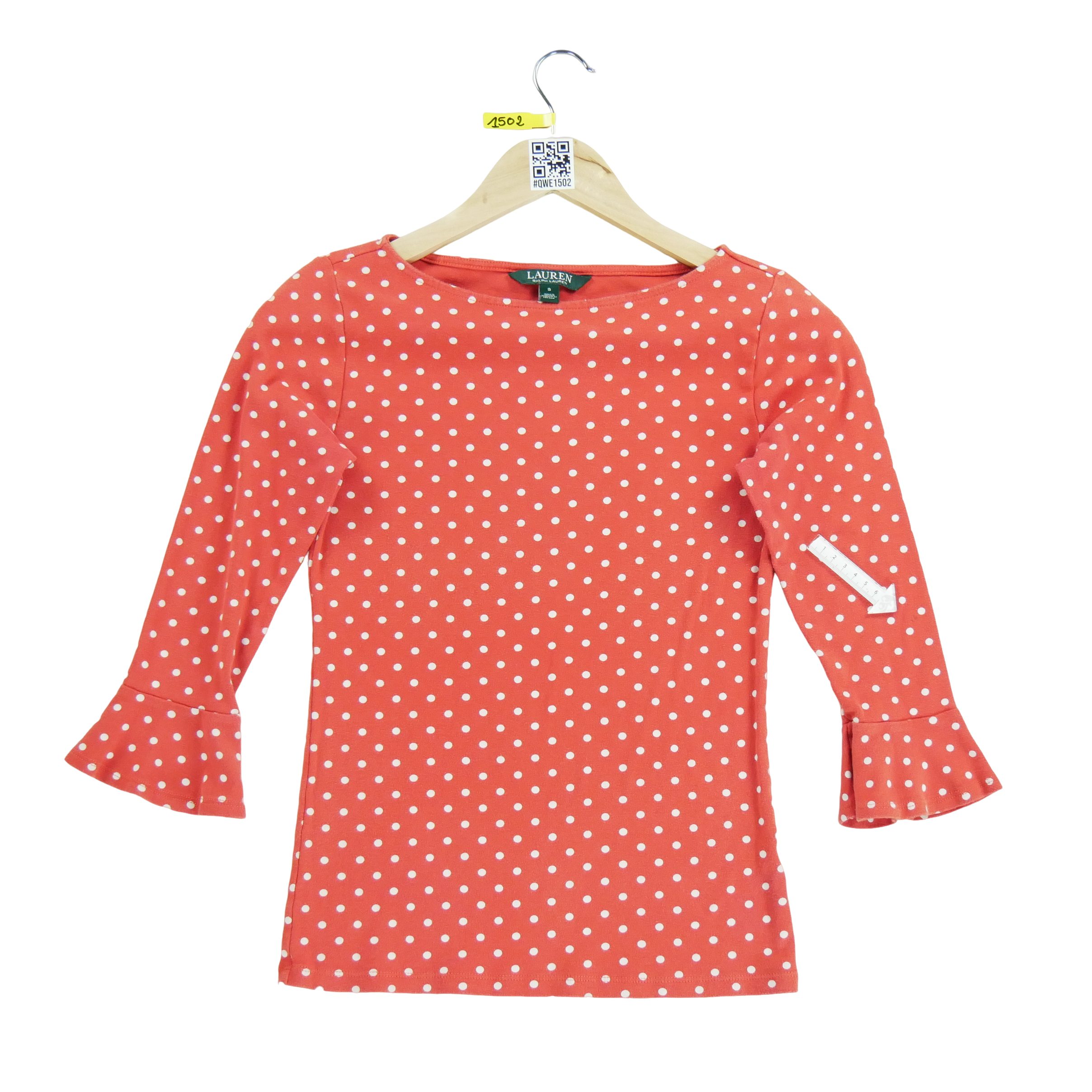 T-shirt manches longues Femme  Orange 4