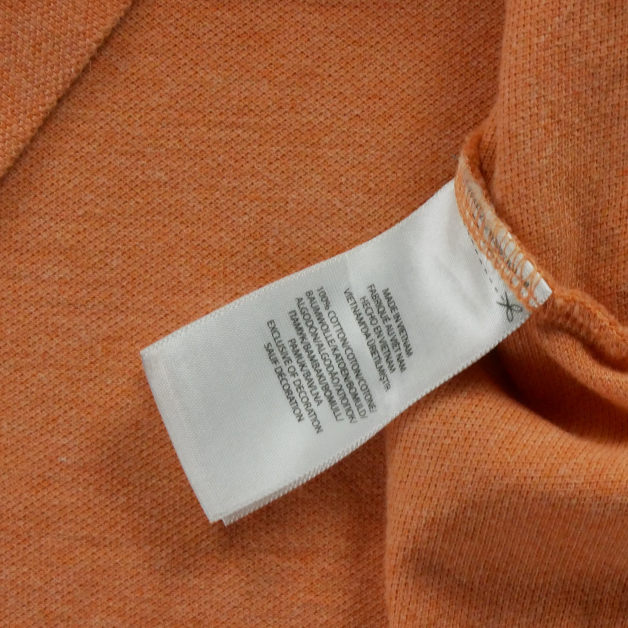 Polo manches courtes Homme  Orange 6