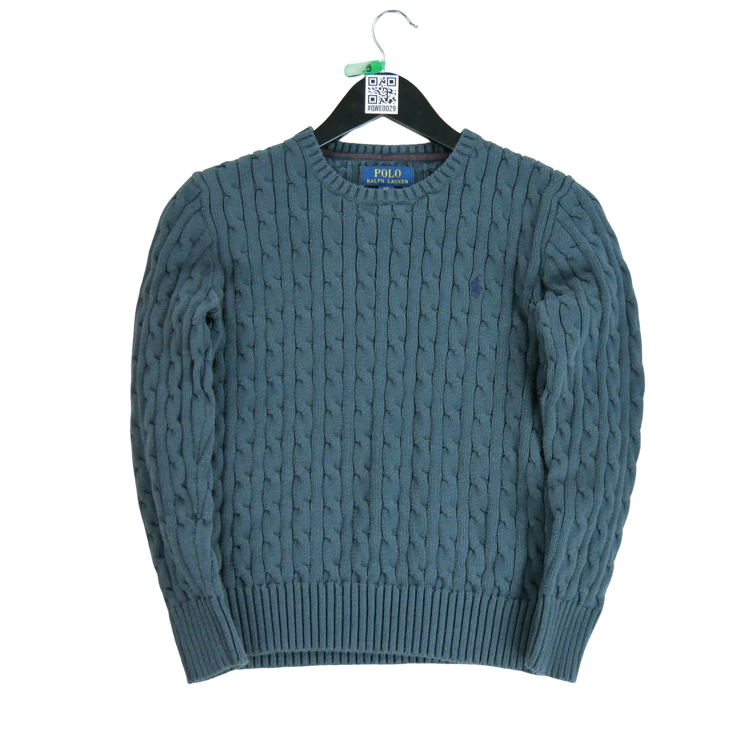 Pull Femme Torsadé Bleu 1