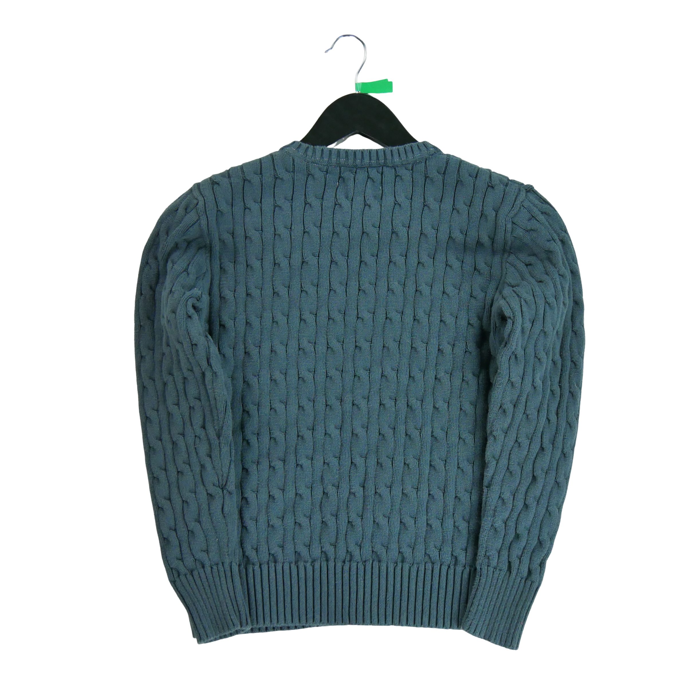Pull Femme Torsadé Bleu 2