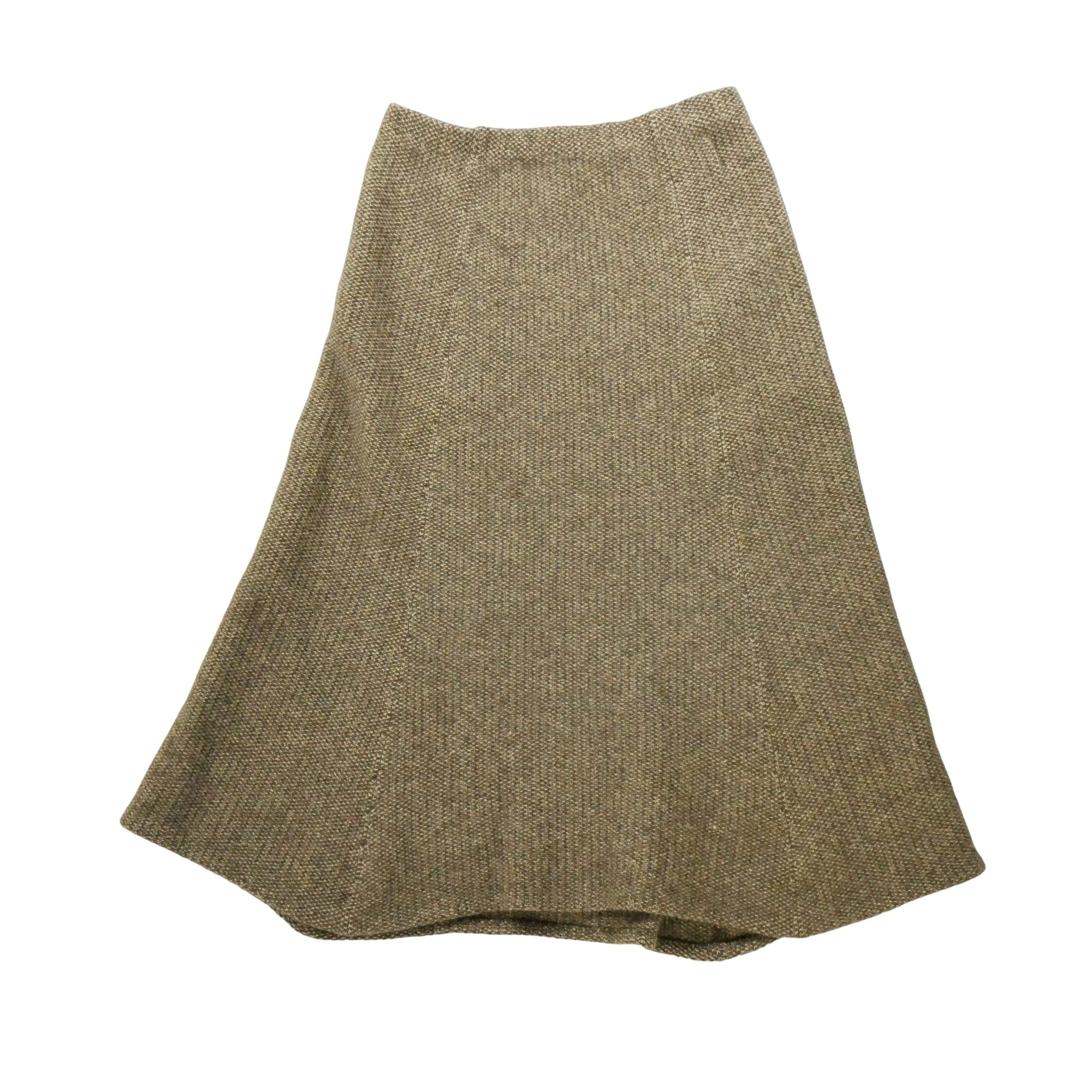 Jupe longue Femme  en Laine Marron 1