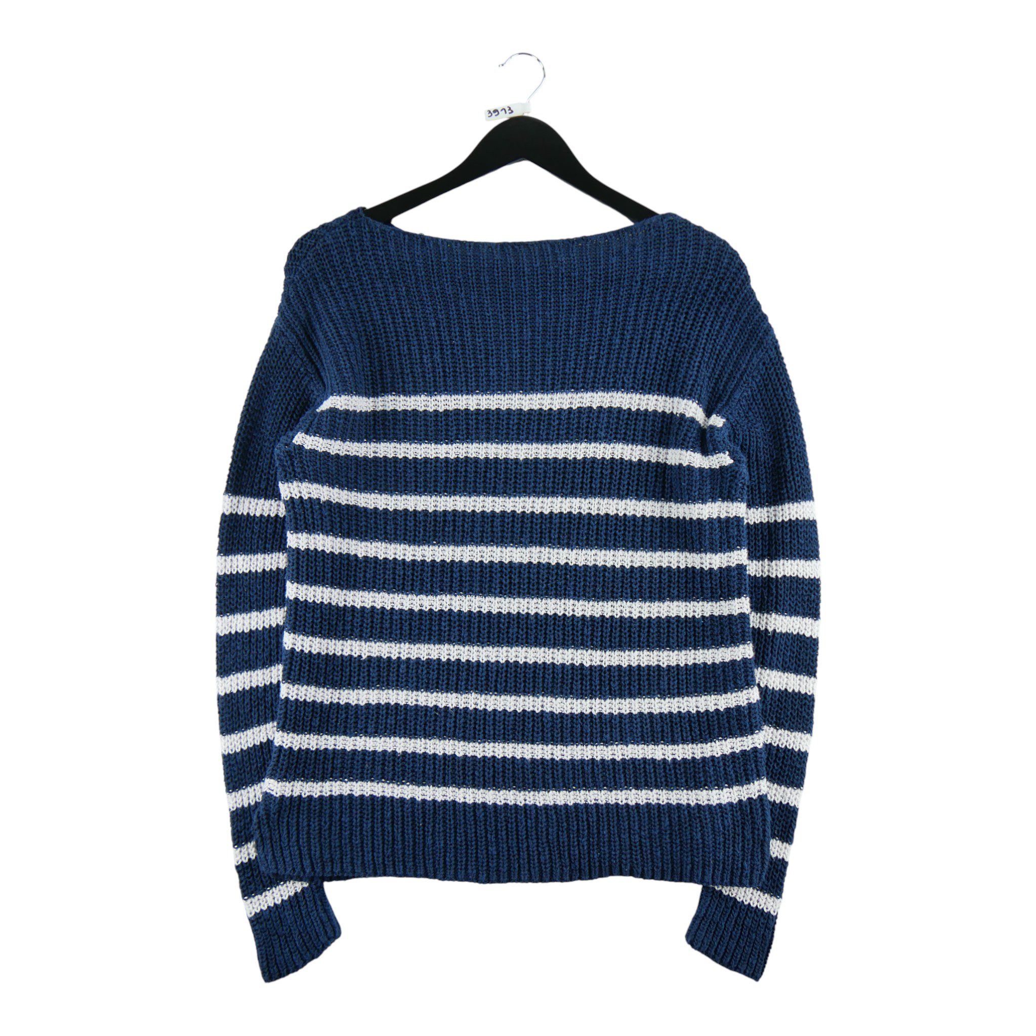 Pull Femme  en lin Marine 2