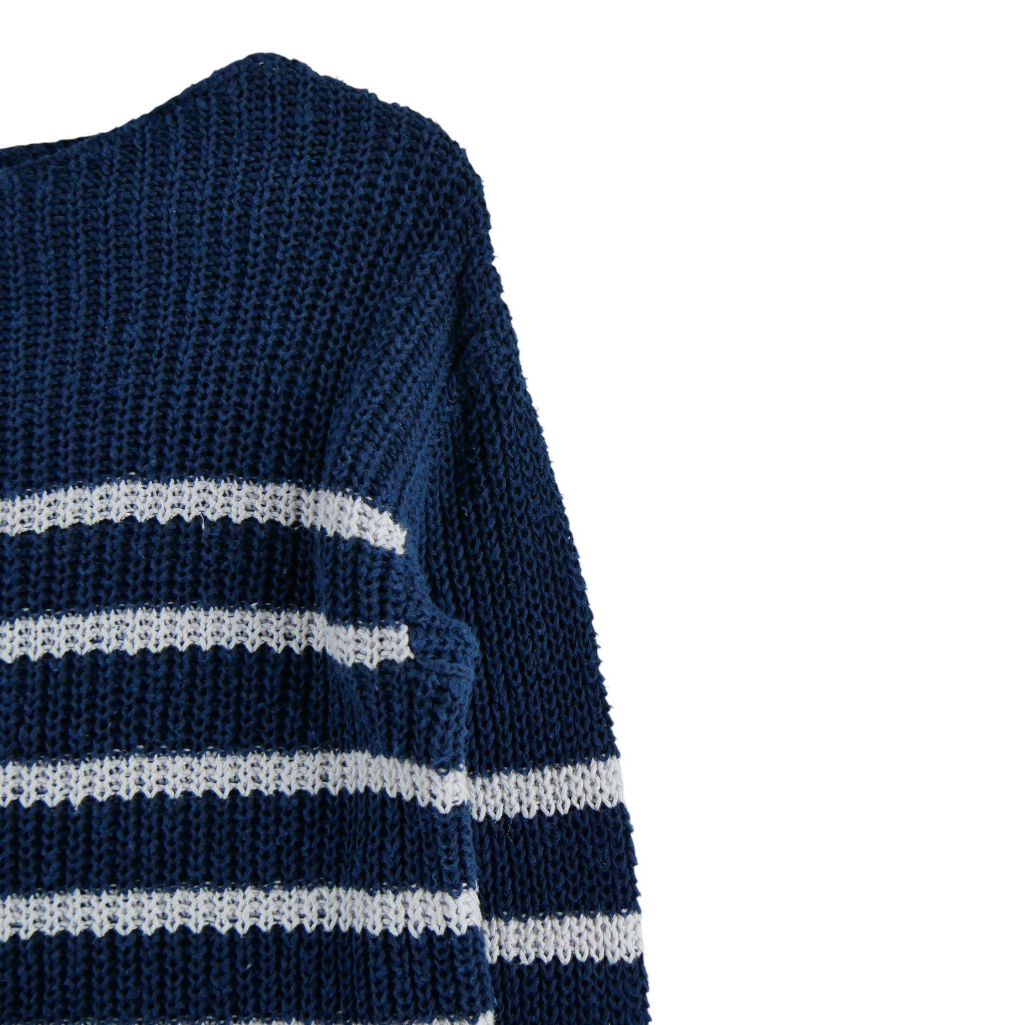 Pull Femme  en lin Marine 4