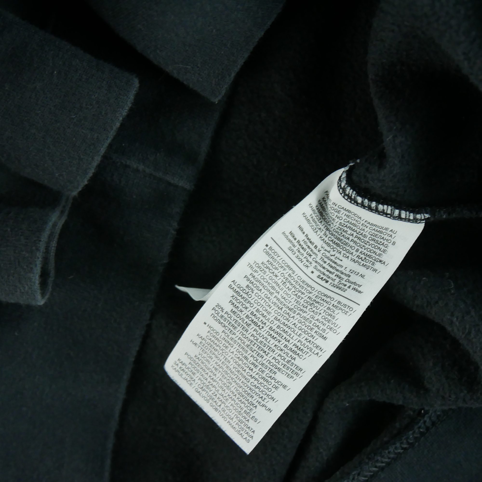Sweat à capuche Homme  Noir 6