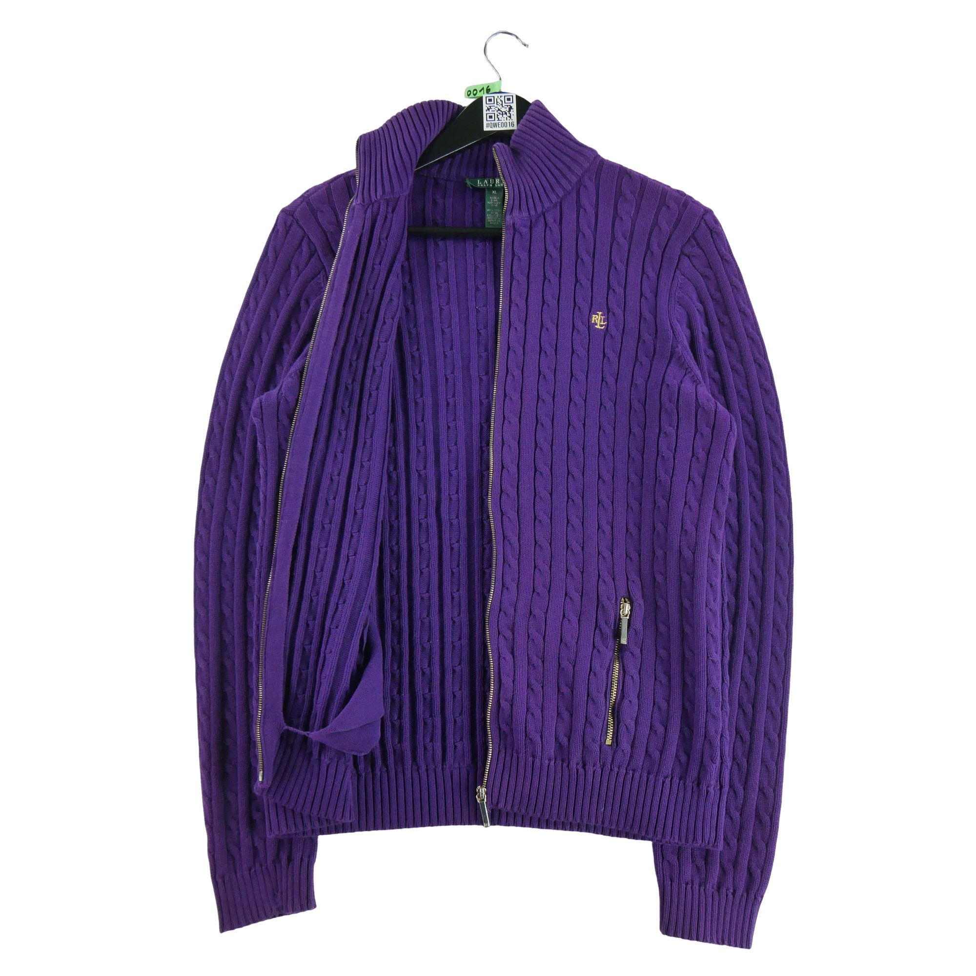 Pull Femme  full zip Violet 3