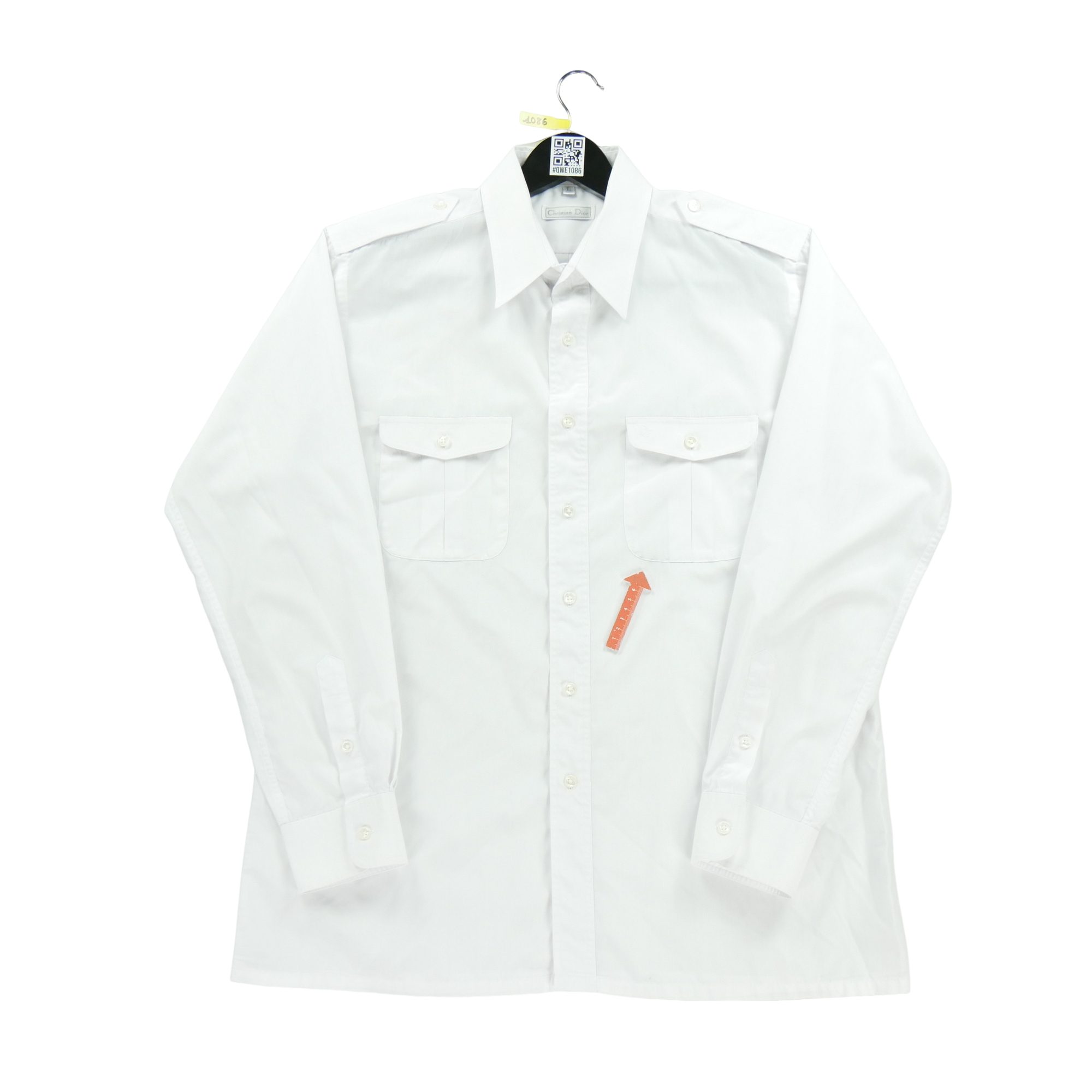 Chemise classique Homme uni Blanc 7