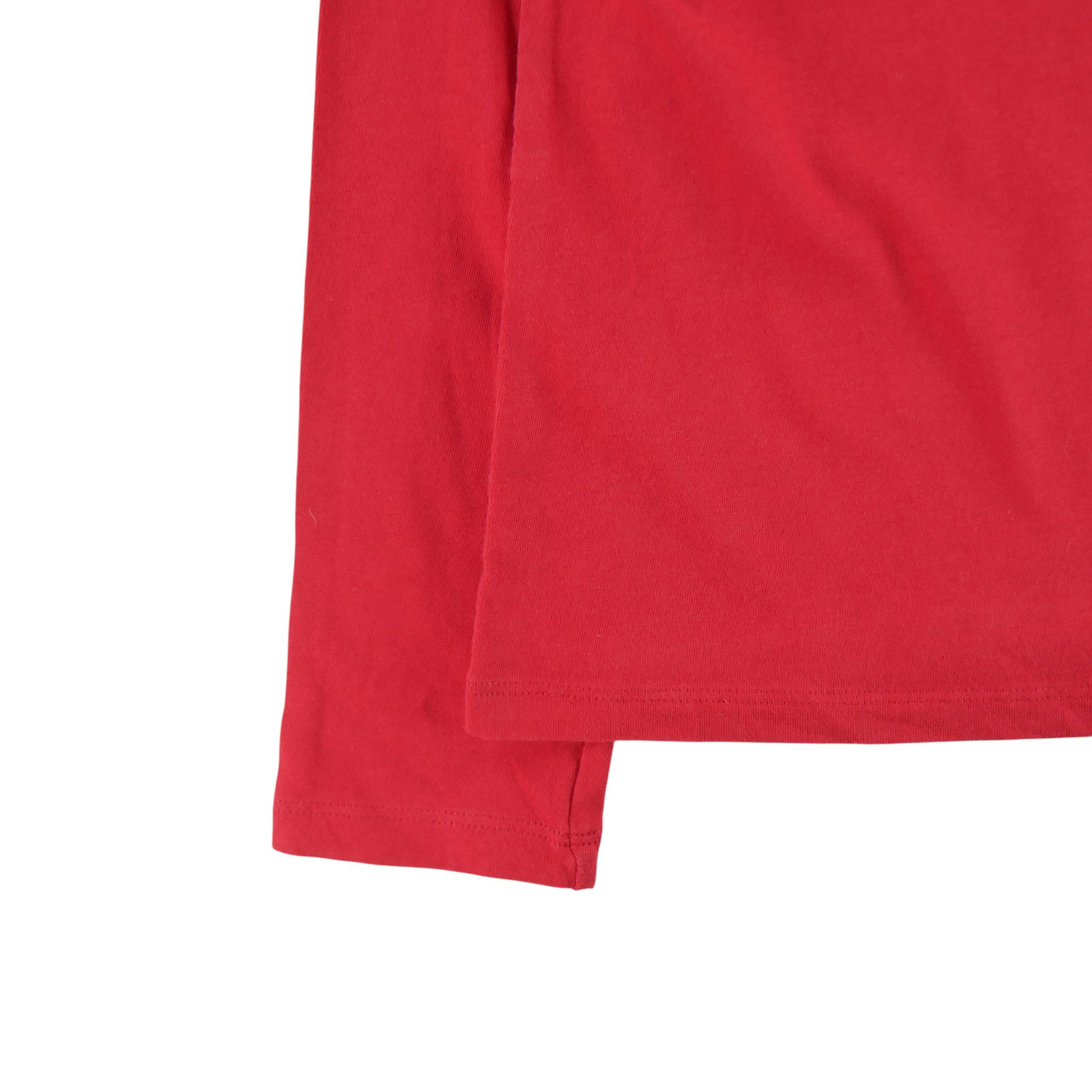 T-shirt manches longues Homme  Rouge 4