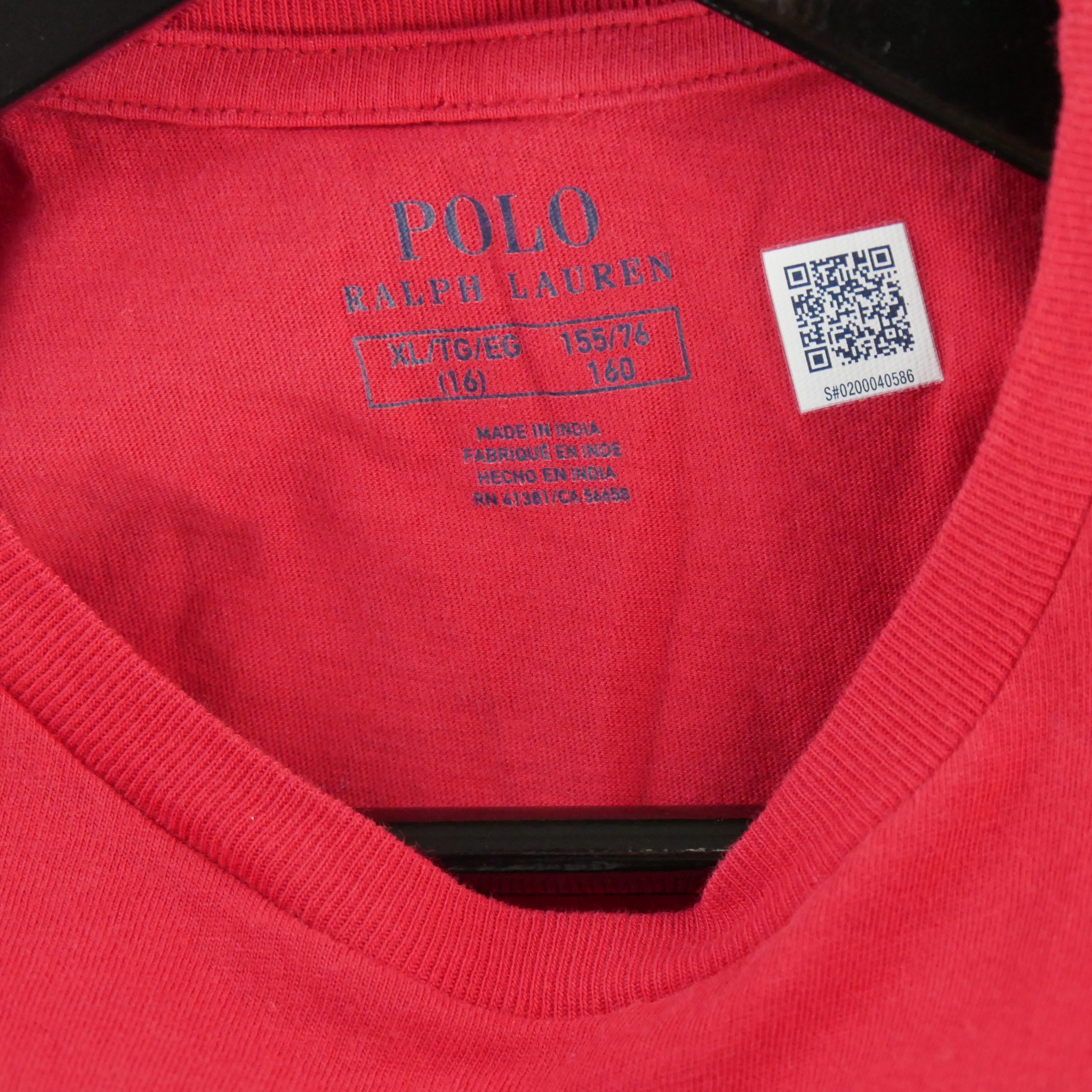T-shirt manches longues Homme  Rouge 5