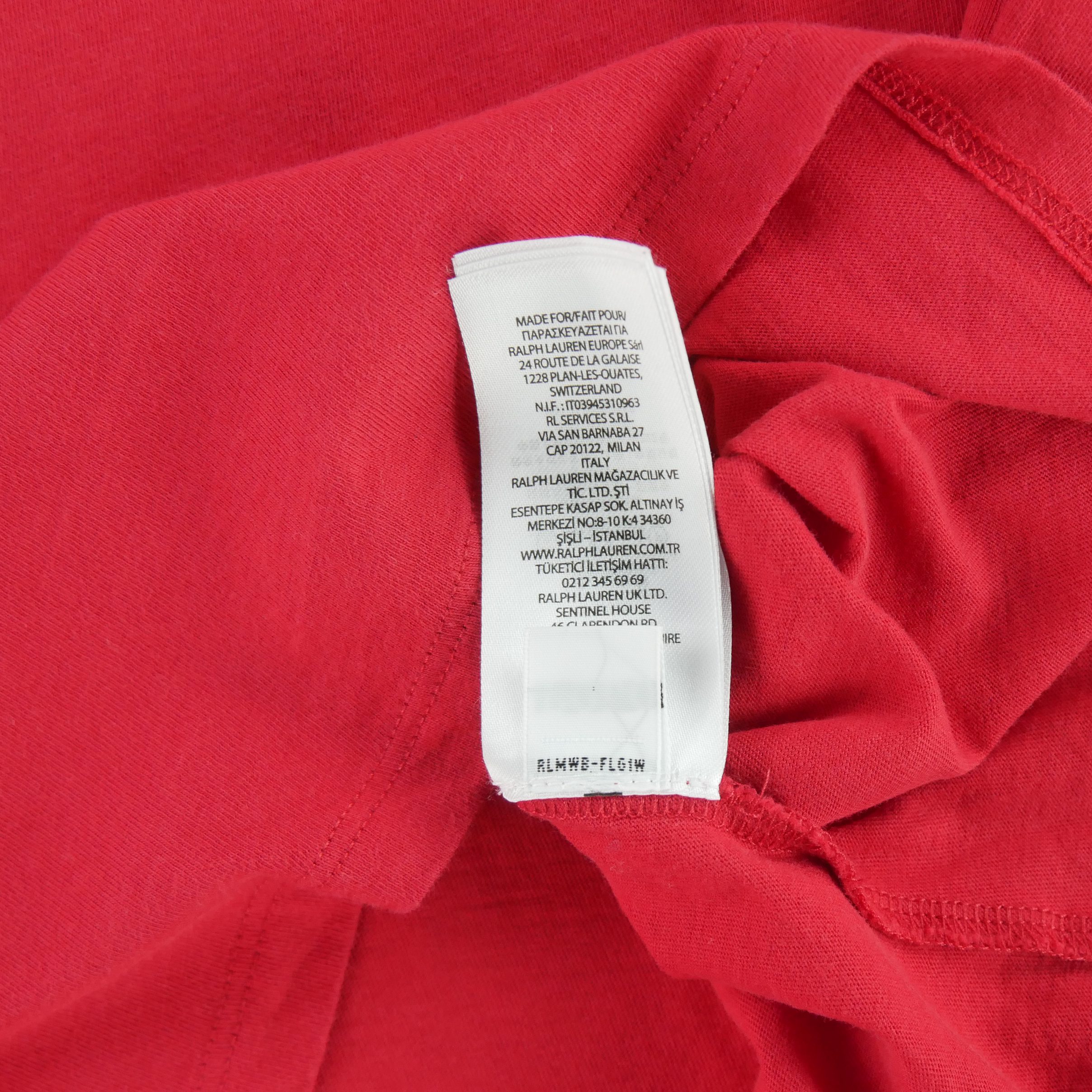 T-shirt manches longues Homme  Rouge 6